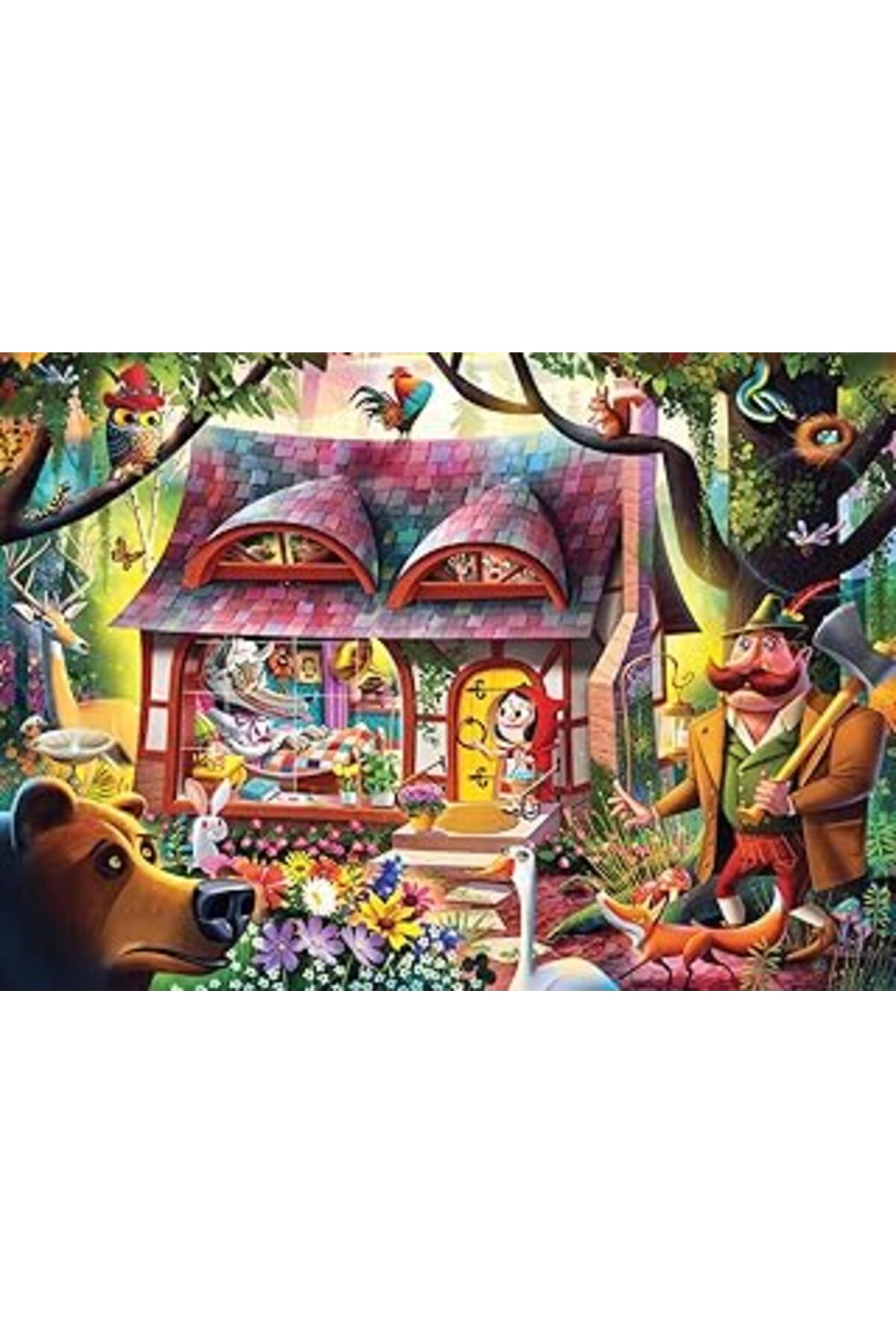 karadağsb Ravensburger 1000P Puz Kırmızı Başlıklı Kız Yapboz