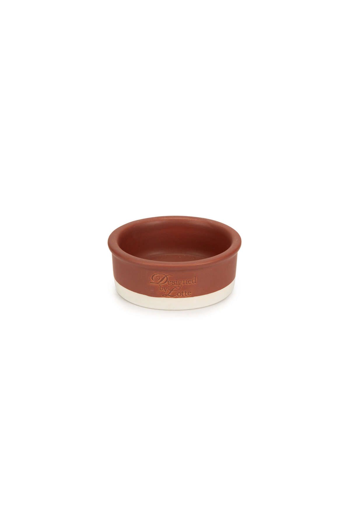 Beeztees DBL Kedi Mama Su Kabı, Seramik, Mat Kiremit, 12cm, 300ml DEPOMIX