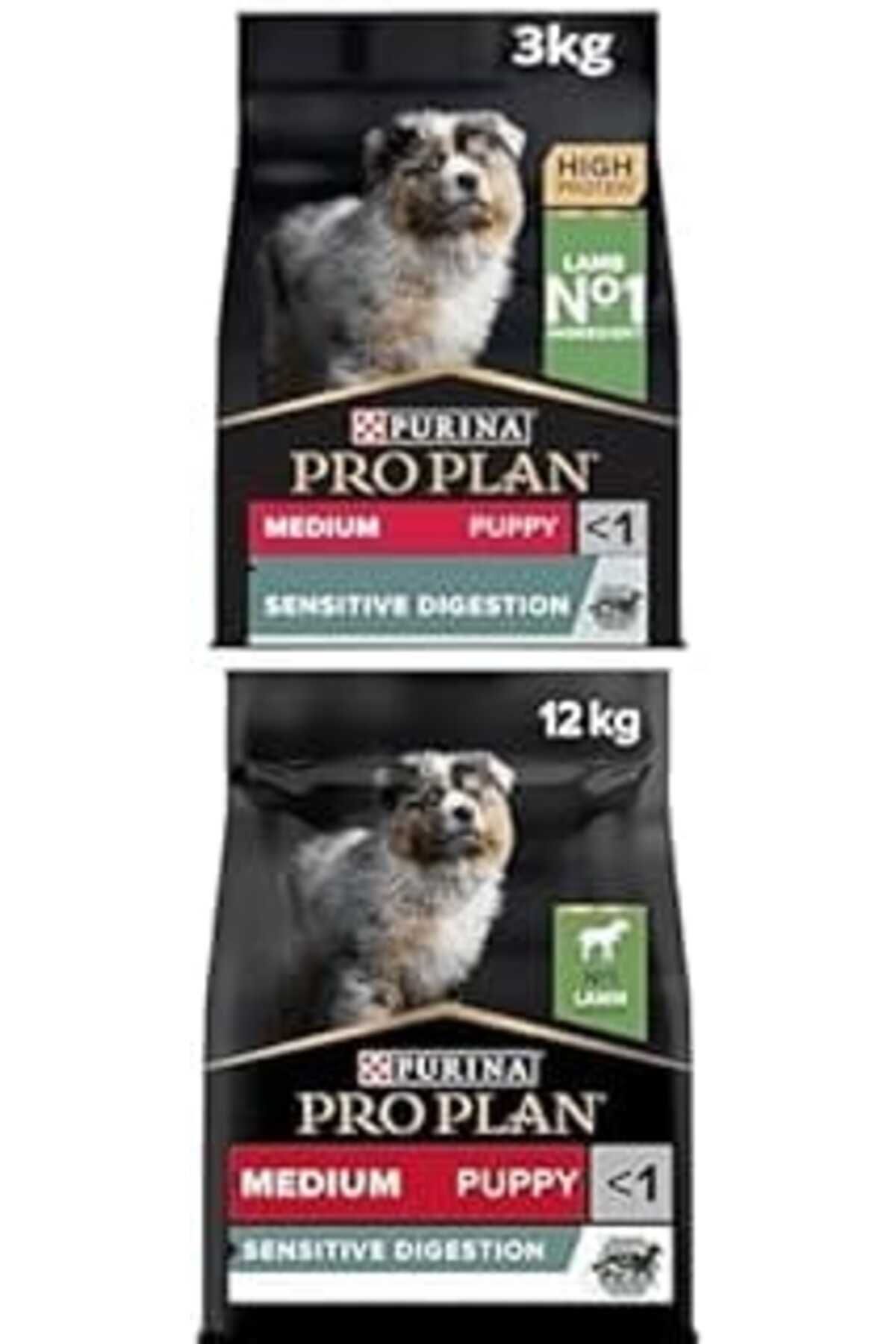 karadağsb Pro Plan Puppy Sensitive Digeston Kuzu Etli Yavru Köpek Maması 12 Kg+ 3 Kg