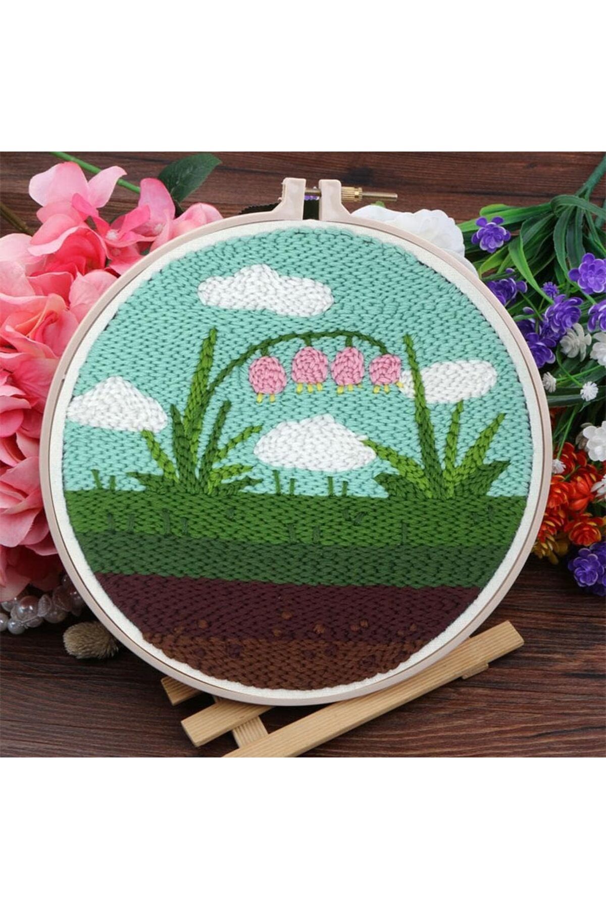 Velomia Hobby Punch Kiti Punch Başlangıç Seti Çiçekli Modeli