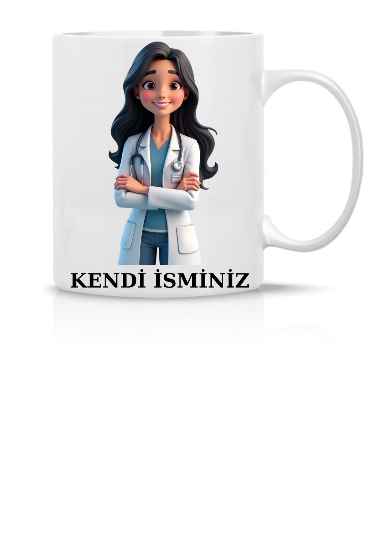 VANİLLA HANDESEVİM DOKTOR BASKILI KUPA İSİM YAZDIRABİLİRSİNİZ