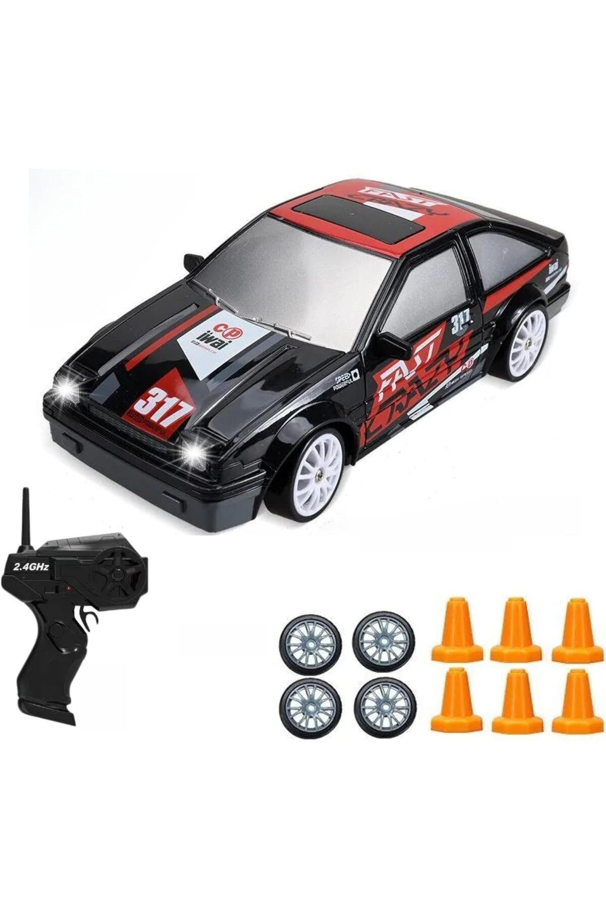 STOREMAX daliashops Ölçek Oyuncak 4x4 Uzaktan Kumandalı 20 KM/H Hız Drift Için Üretilmiş Şarjlı Arab