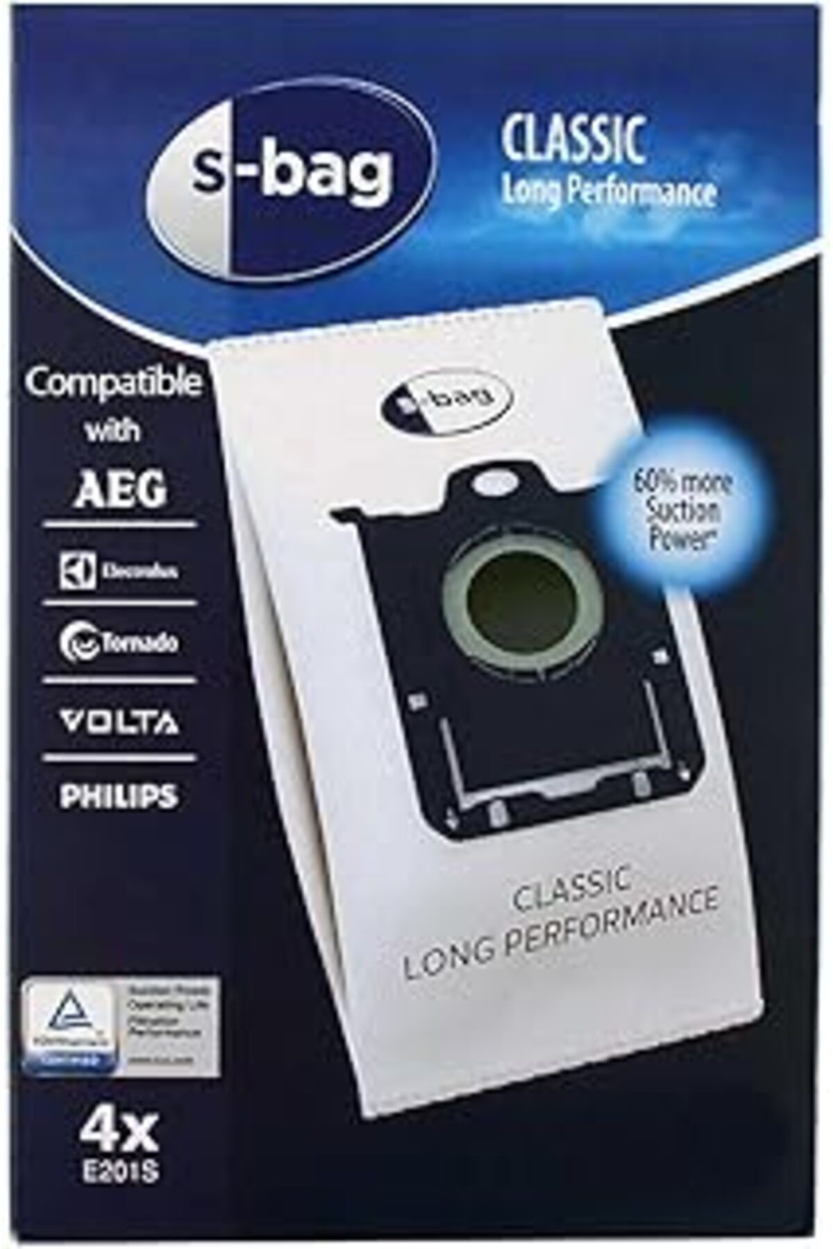 karadağsb Supervac Philips, Electrolux Ile Uyumlu S-Bag Süpürge Torbası 4Lü Paket