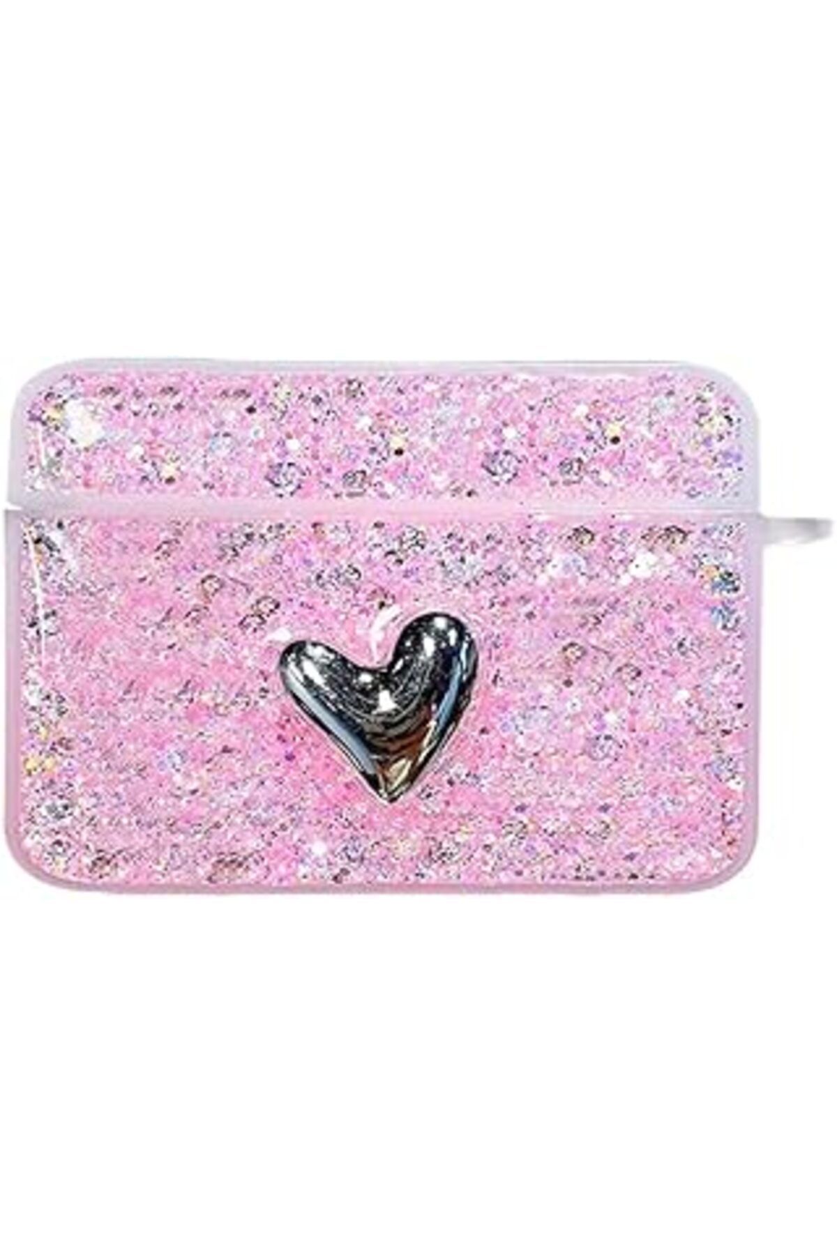 Pazarcan Microsonic Airpods Pro 2.Nesil Için Kılıf Glitter Shiny Pembe [Airpods Pro 2. Nesil Ile Uyumlu Kılı