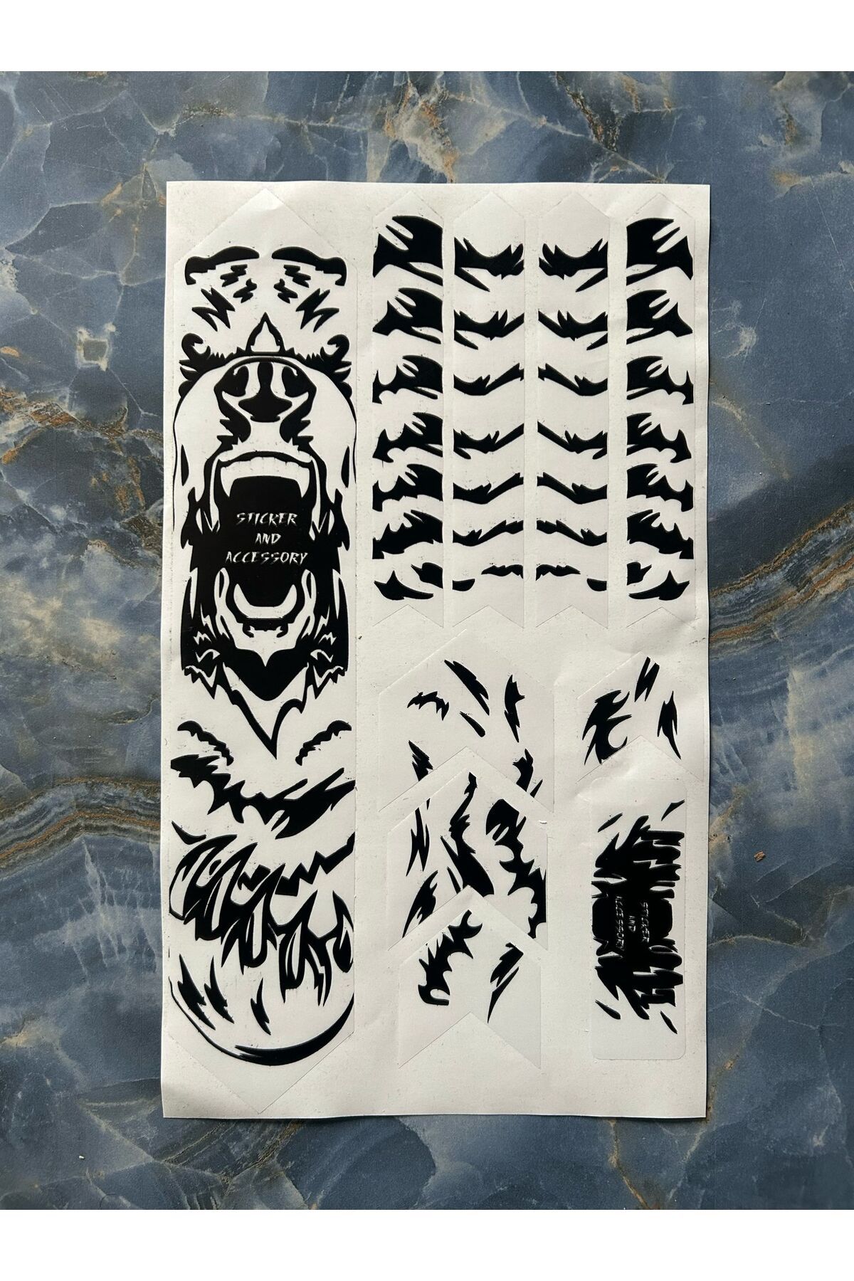 shop Bisiklet Kadro Koruma Sticker Seti