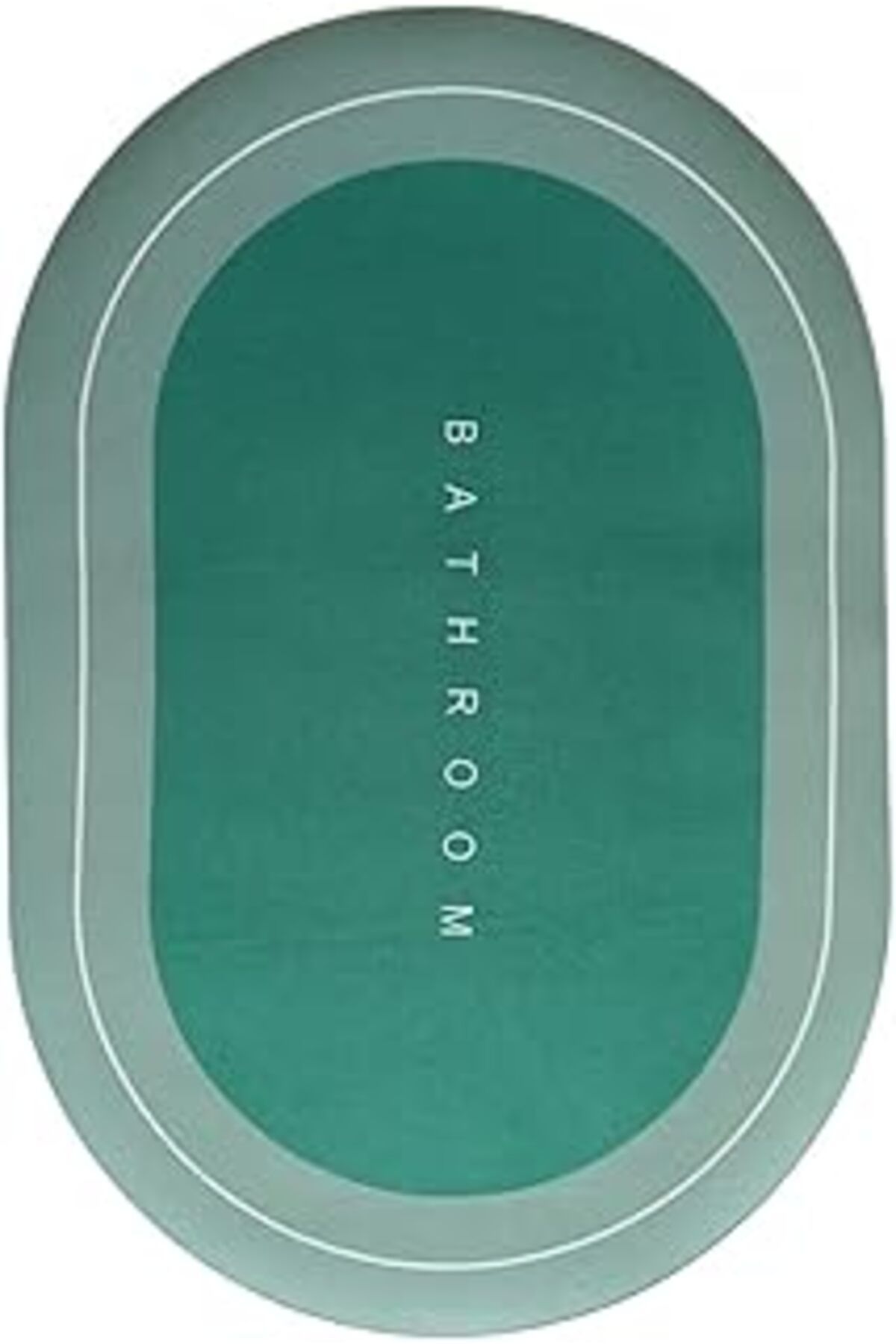 karadağsb Sogex Banyo Paspası Deri Taban Kaydırmaz Banyo Paspası (60 * 40) (Yeşil)