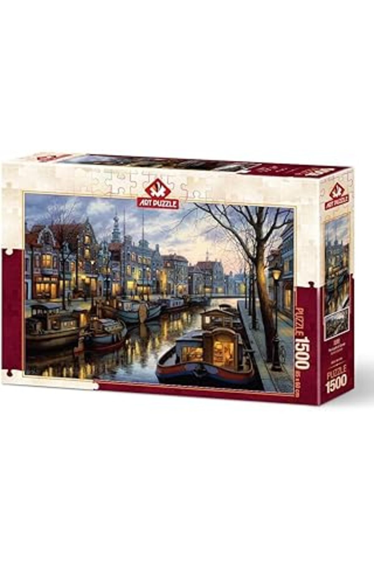 karadağsb Art Puzzle Kanal Işıkları 1500 Parça Puzzle