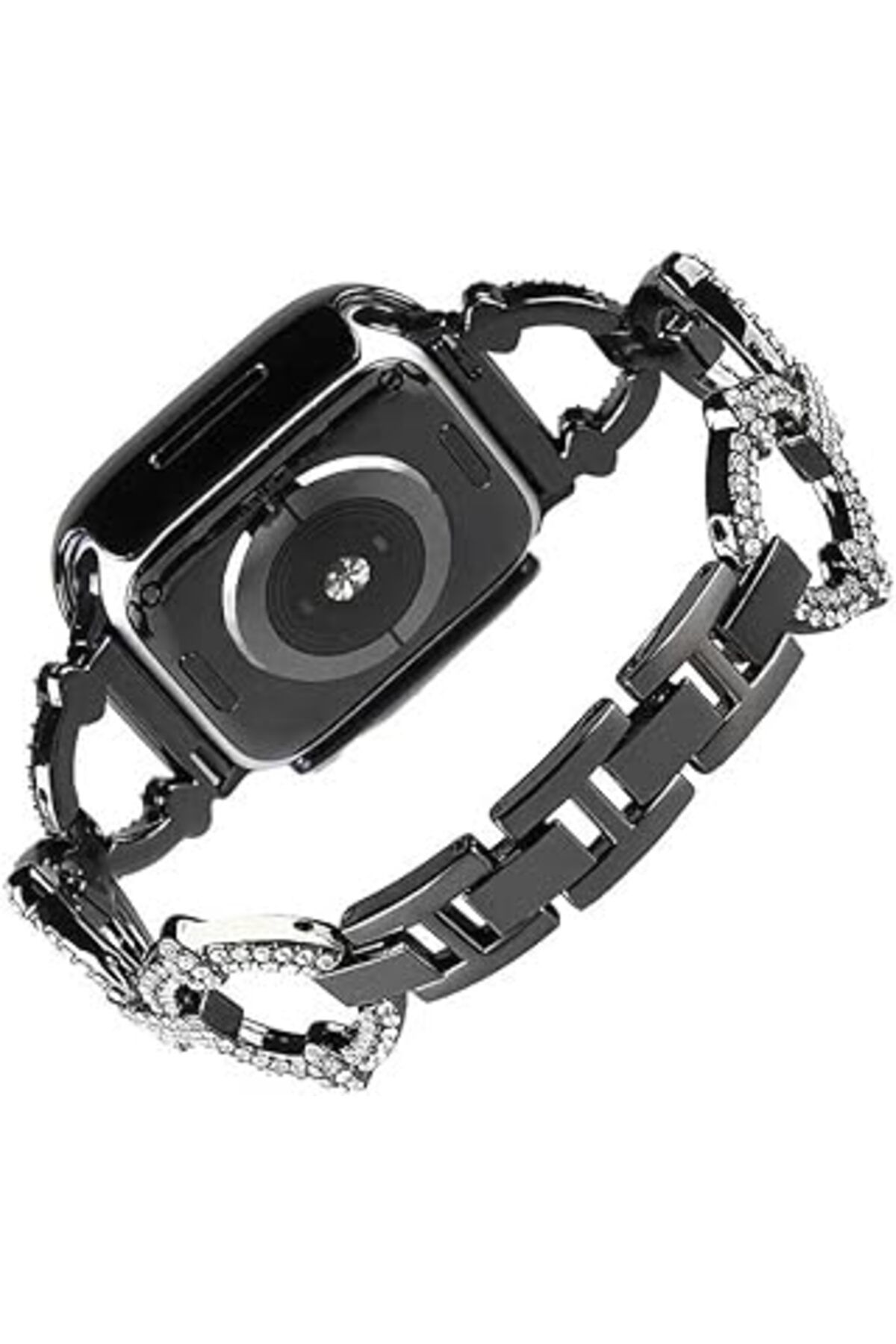 karadağsb Zore Apple İle Uyumlu Watch 38Mm/40Mm Krd-57 Metal Kordon Siyah