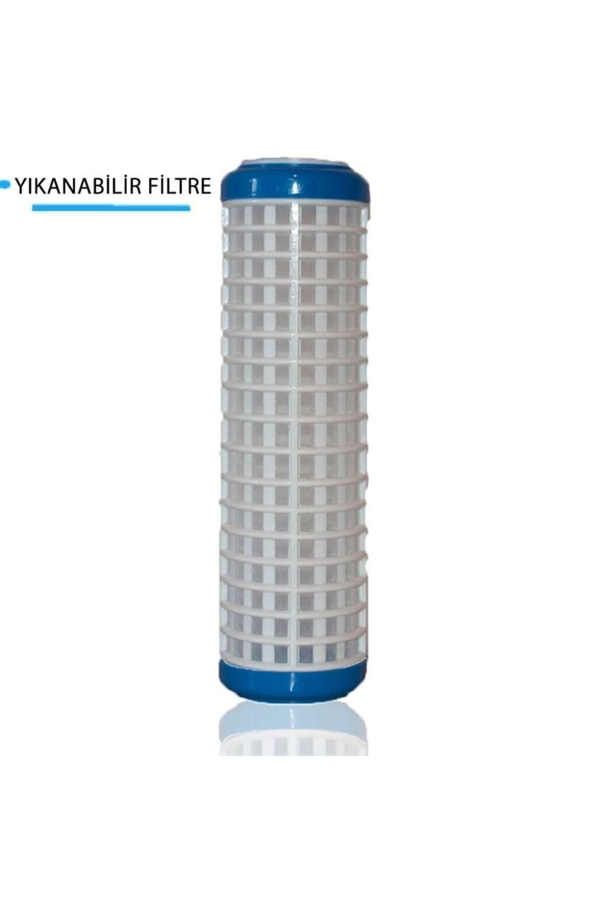 Filter Store Daire Bina Sayaç Girişi 10" Inch 1 Aşama ( Yıkanabilir ) Yedek Filtre Seti