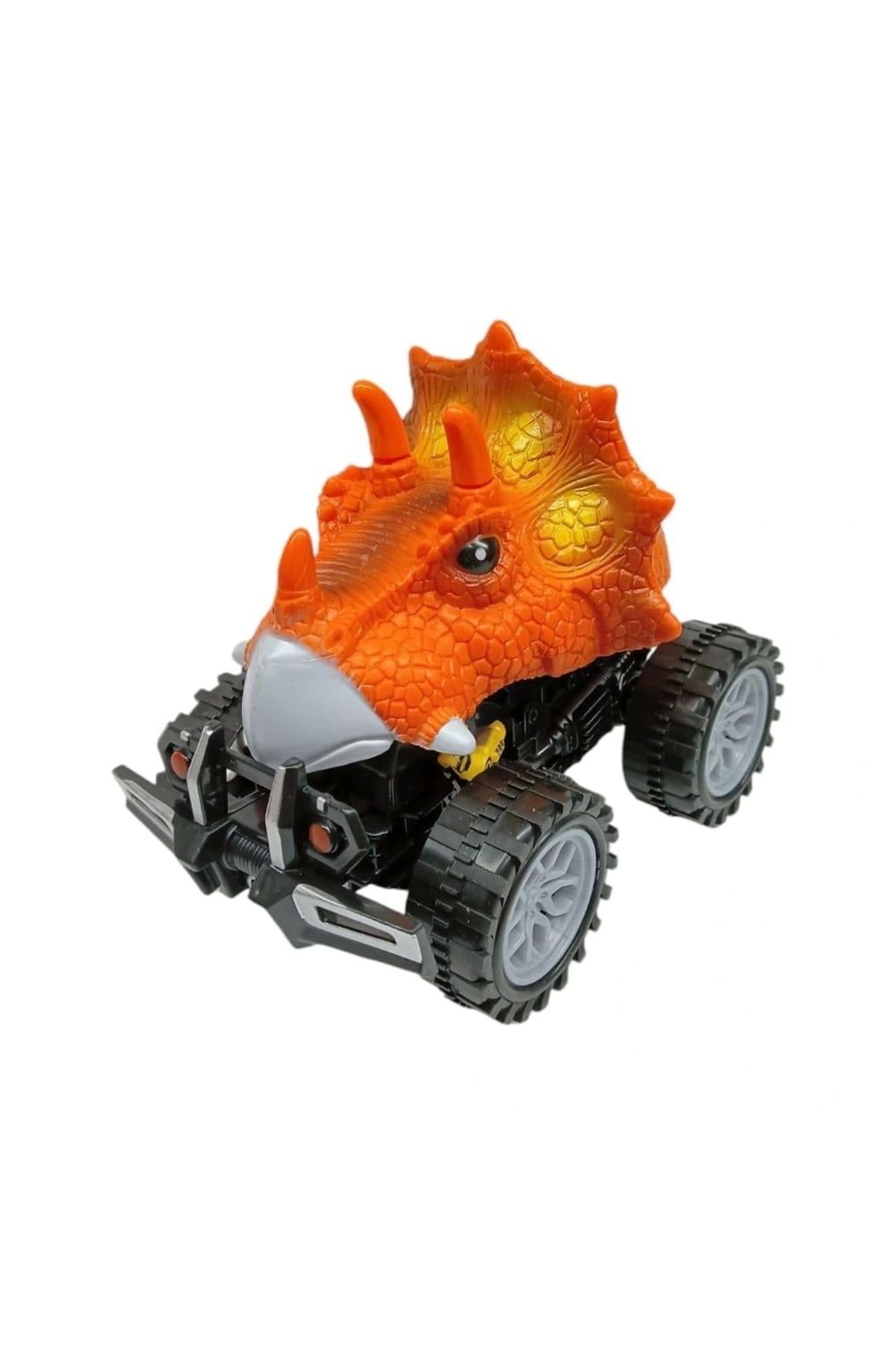Tolzan Sürtmeli Dinazor Robota Dönüşen Araba 14 Cm - Turuncu