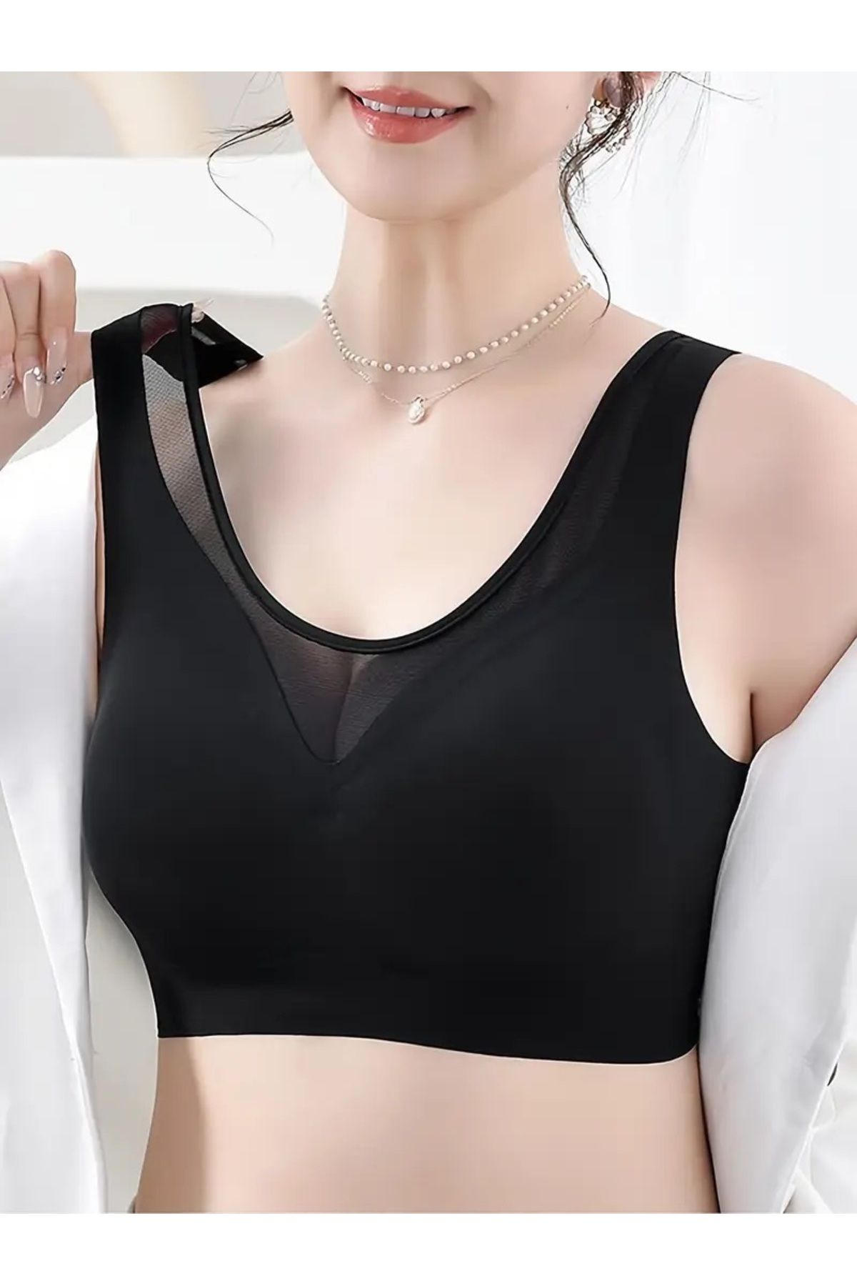 F.K Lazer Kesim Dikişsiz Çıkarılabilir Pedli Kadın Bralet Sütyen