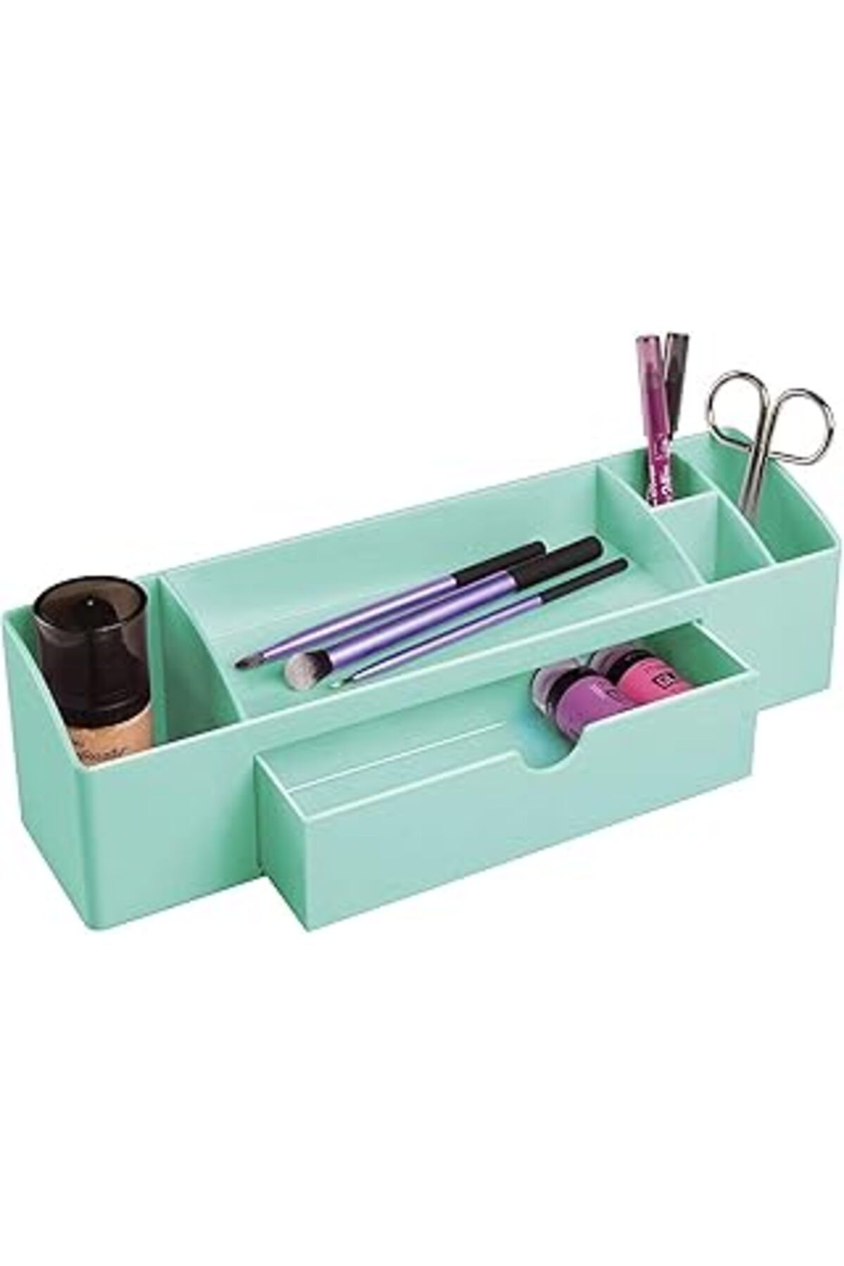 karadağsb Interdesign Kozmetik Organizer Çekmeceli Su Yeşili