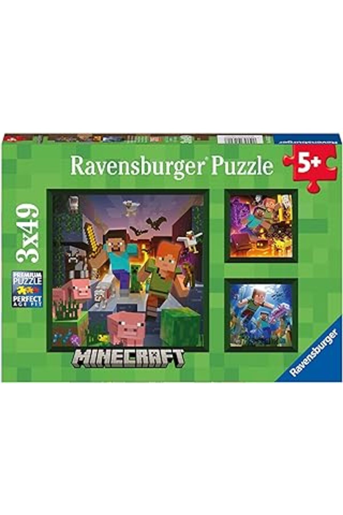 NZM TİCARET Ravensburger Puzzle, 3X49 Parça