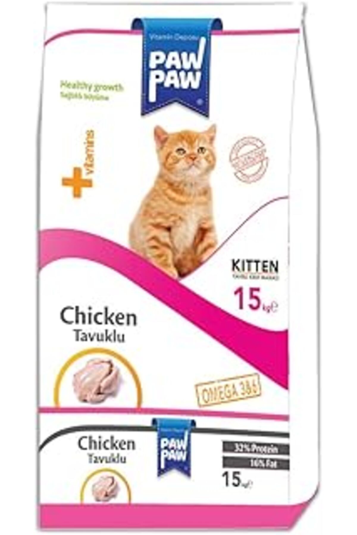karadağsb Pawpaw Yavru Kedi - Tavuklu Kuru Mama 15 Kg
