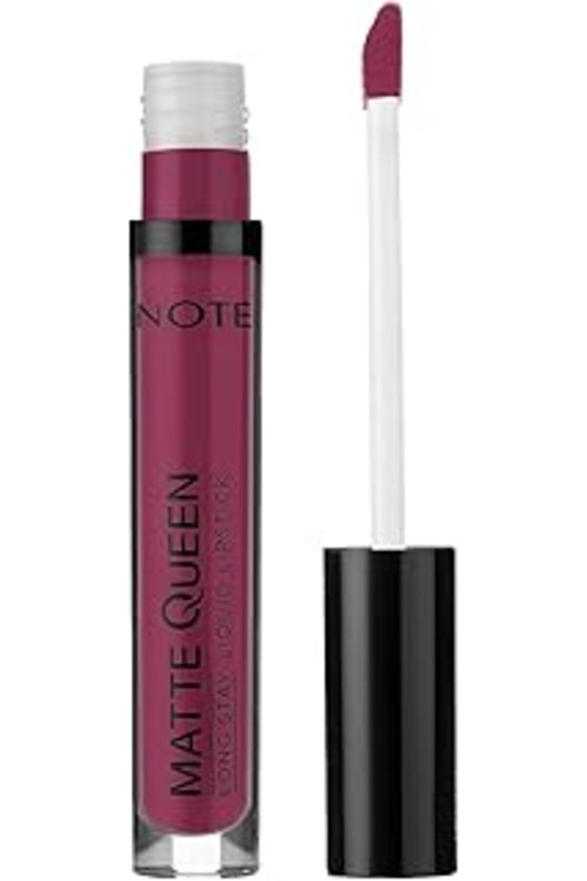 karadağsb Note Cosmetique Matte Queen Lipstick Kalıcı Mat Likit Ruj, 19 Berry Blast, Mor
