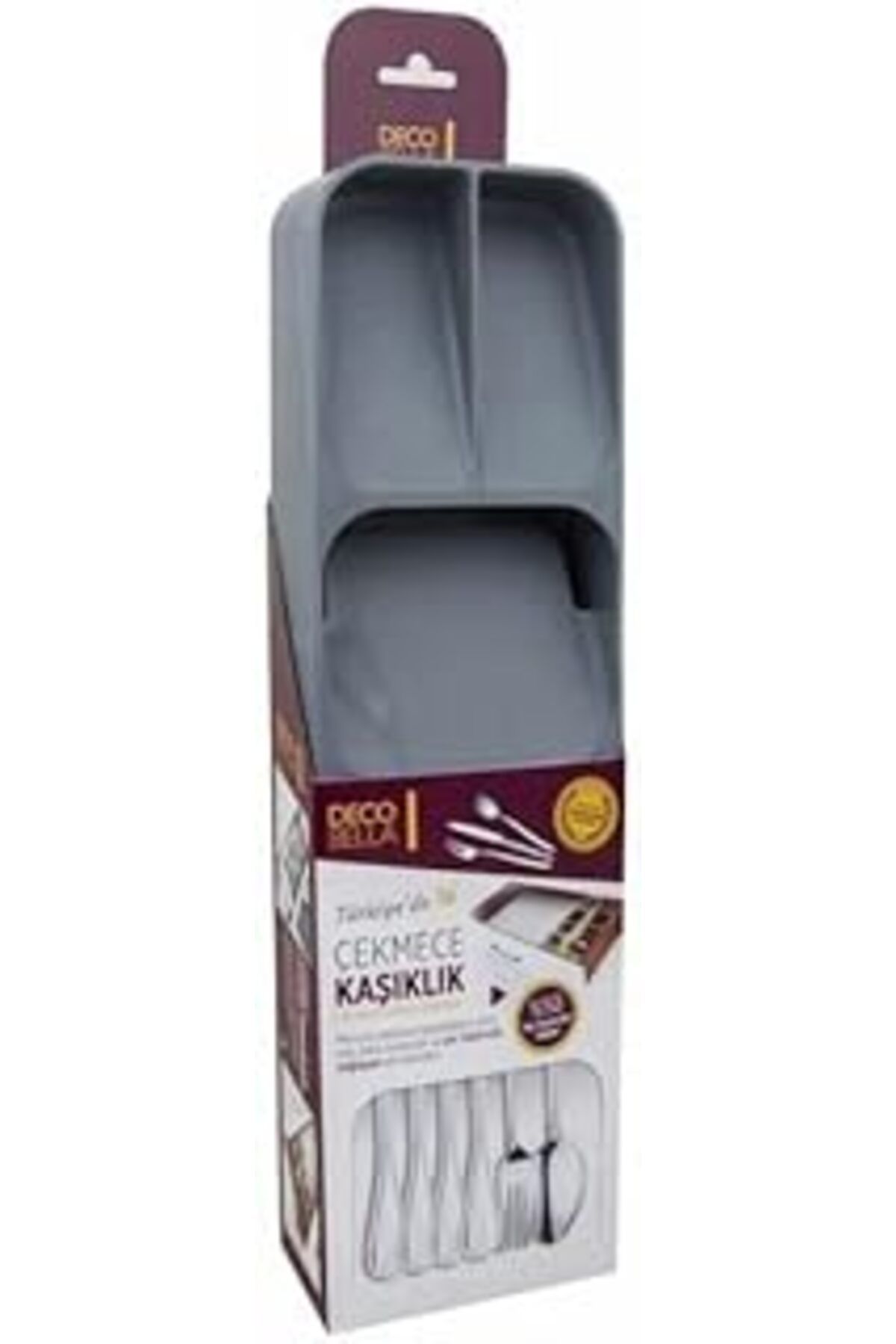 karadağsb Decobella 5 Bölmeli Çekmece Kaşıklık, Beyaz