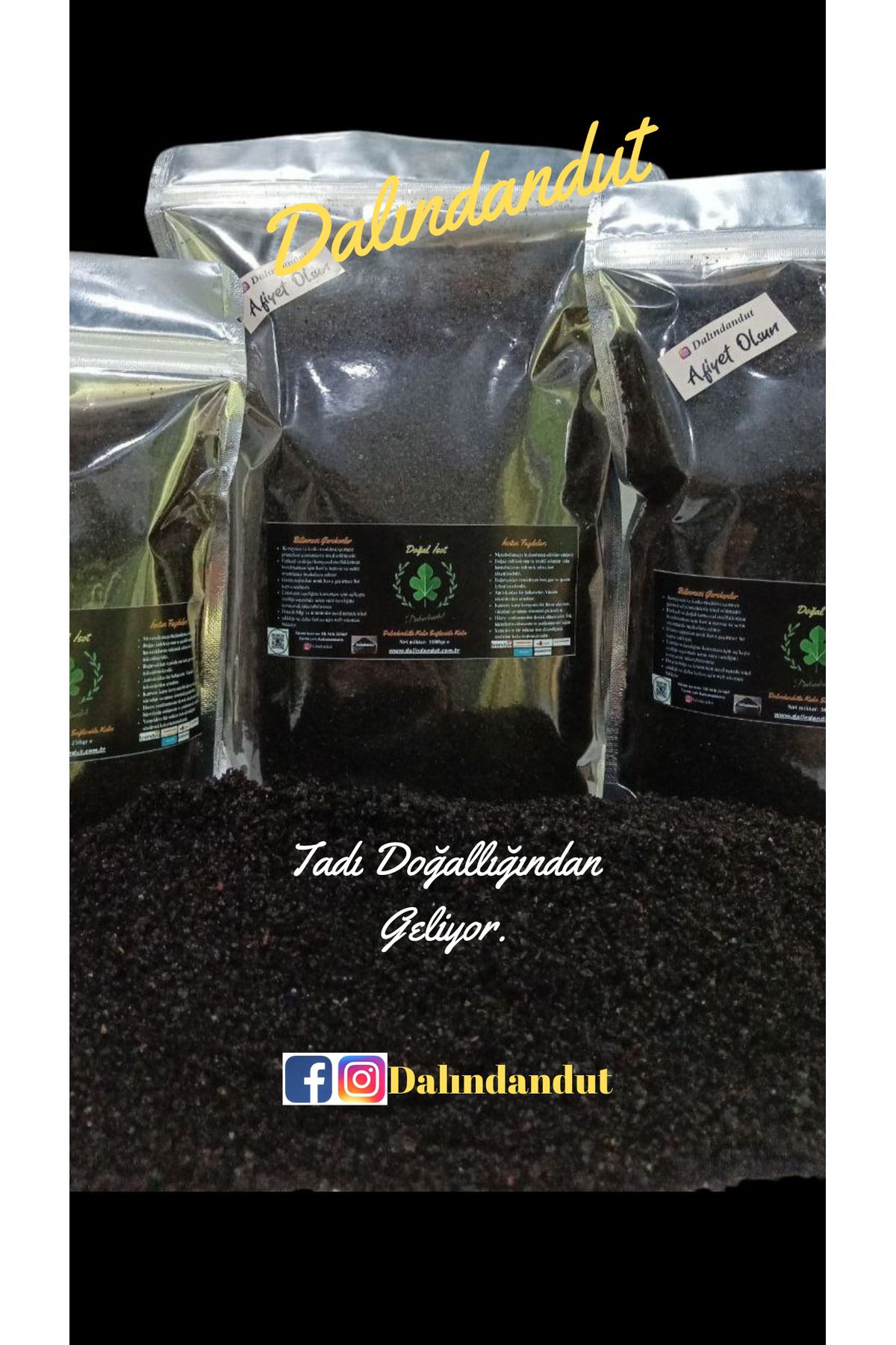 Dalındandut Yeni Mahsül Doğal İsot 500 gr ( Katkısız)