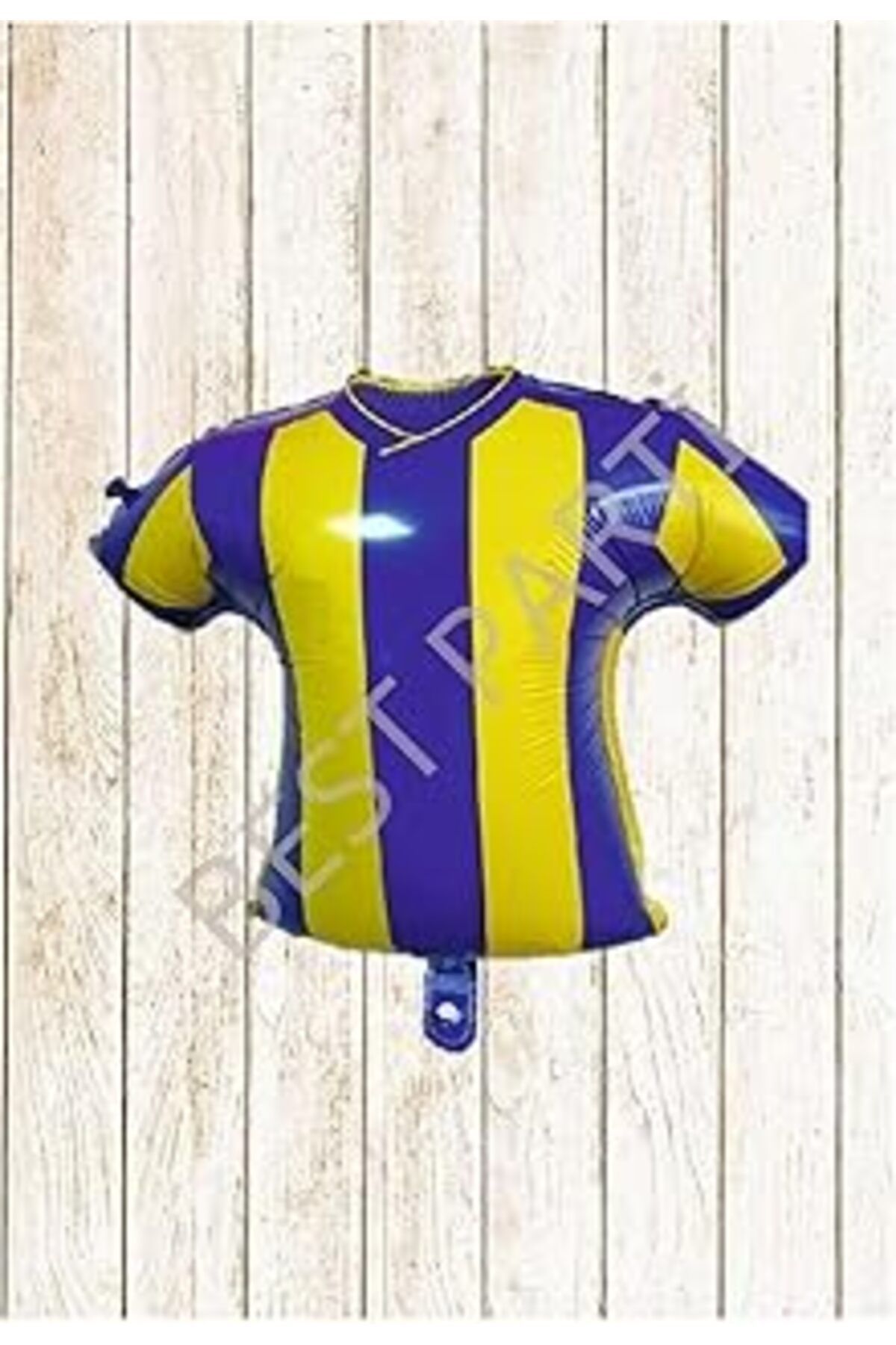 karadağsb Tarafta Futbol Temalı Sarı-Lacivert Forma Folyo Balon