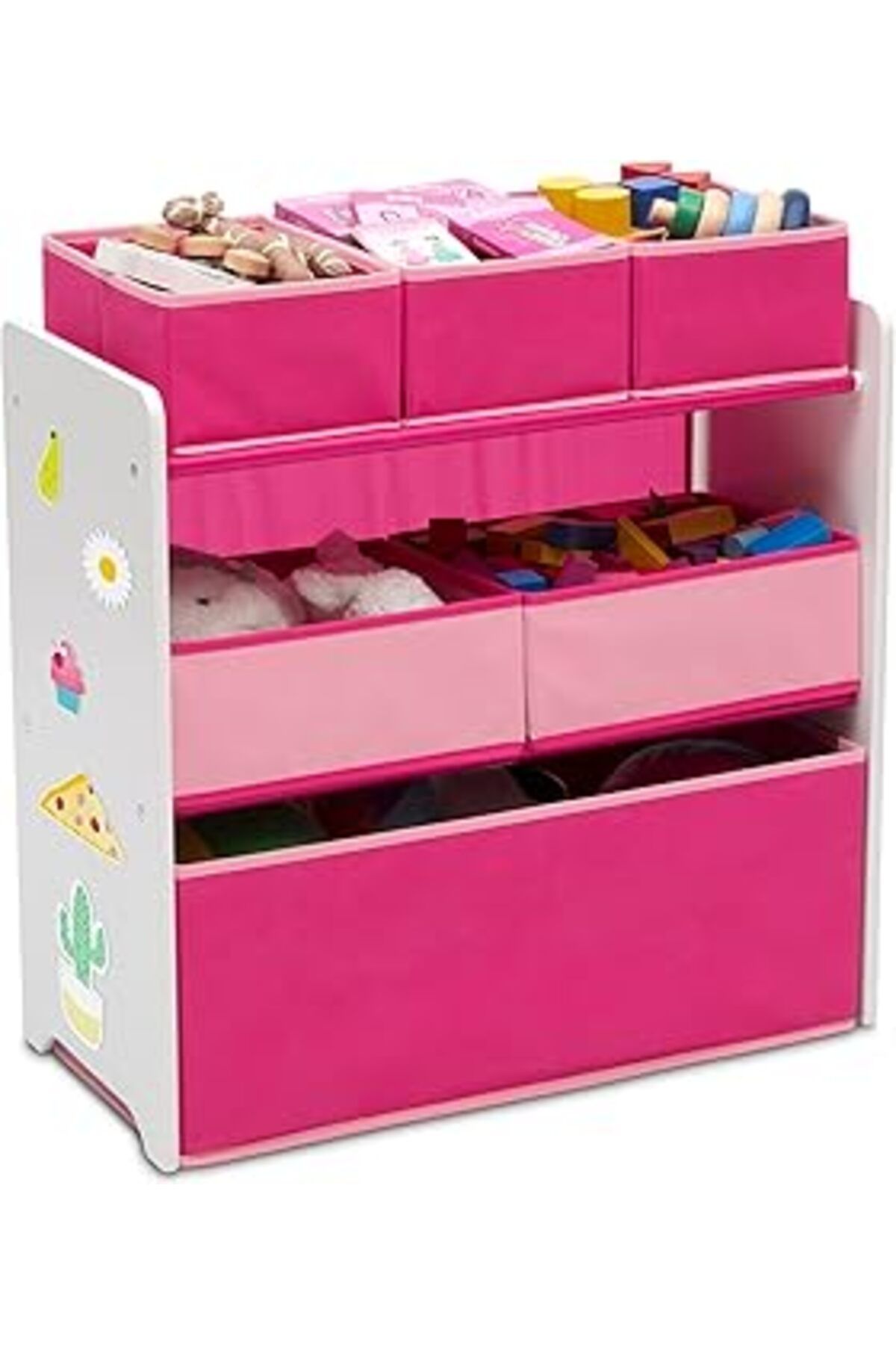 karadağsb Delta Children Spielzeug-Organizer Für 6 Mülltonnen, Pembe