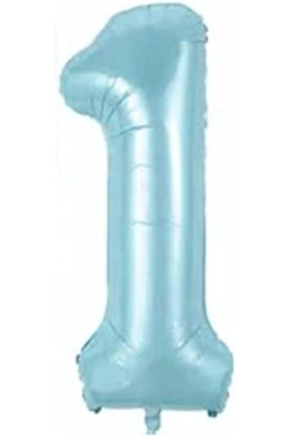 karadağsb 1 Açık Mavi Renk Rakam Folyo Balon 80 Cm