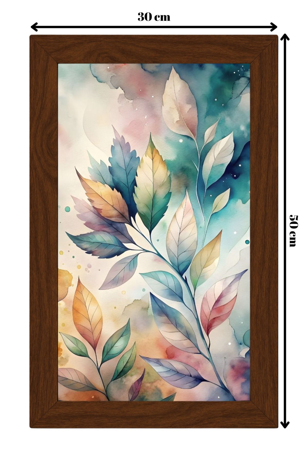 ColorCraft SERAMİK ÜZERİNE AHŞAP ÇERÇEVELİ 30x50cm TABLO NO:65
