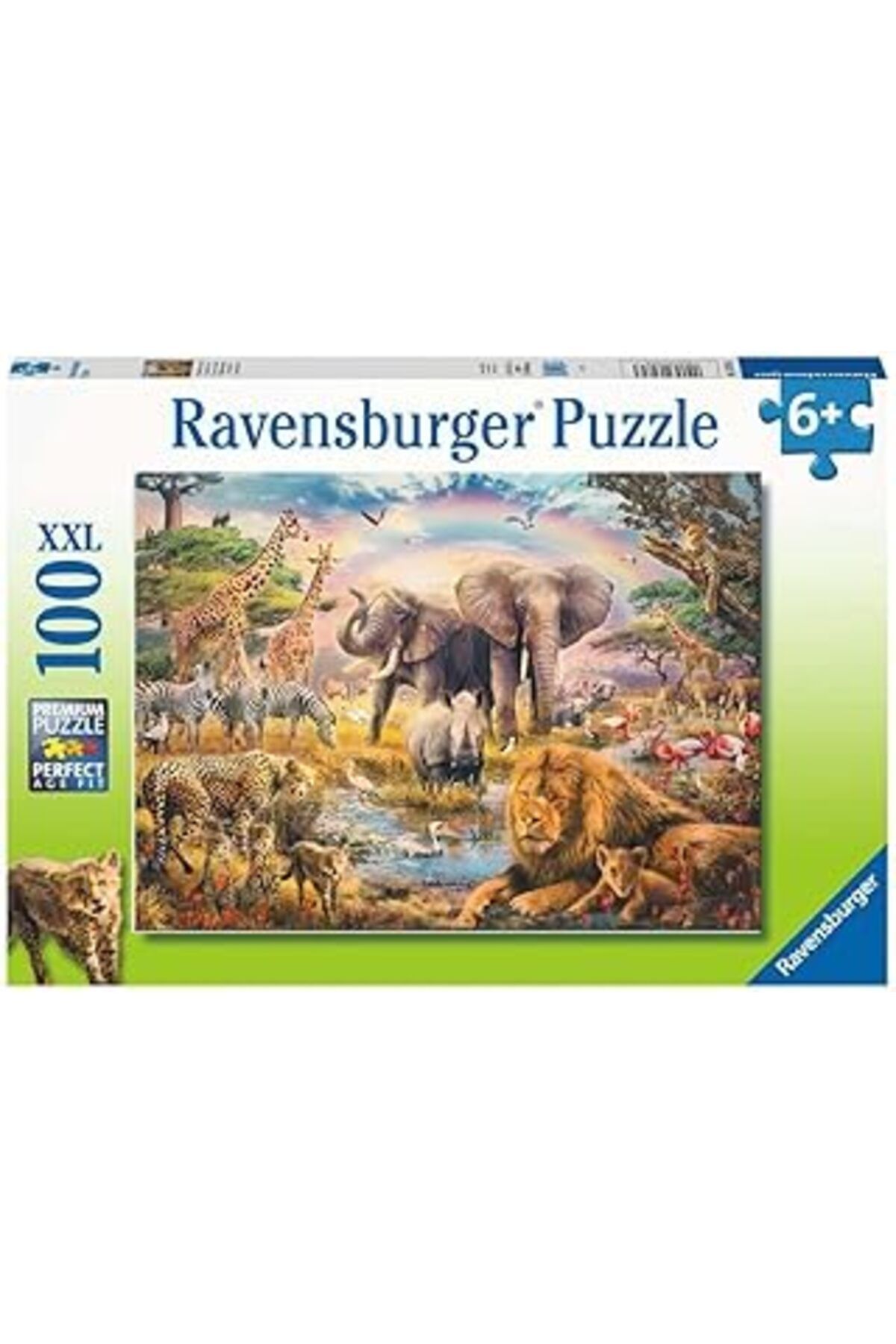 karadağsb Ravensburger 132843 100 Parçalı Puzzle Vahşi Hayvanlar