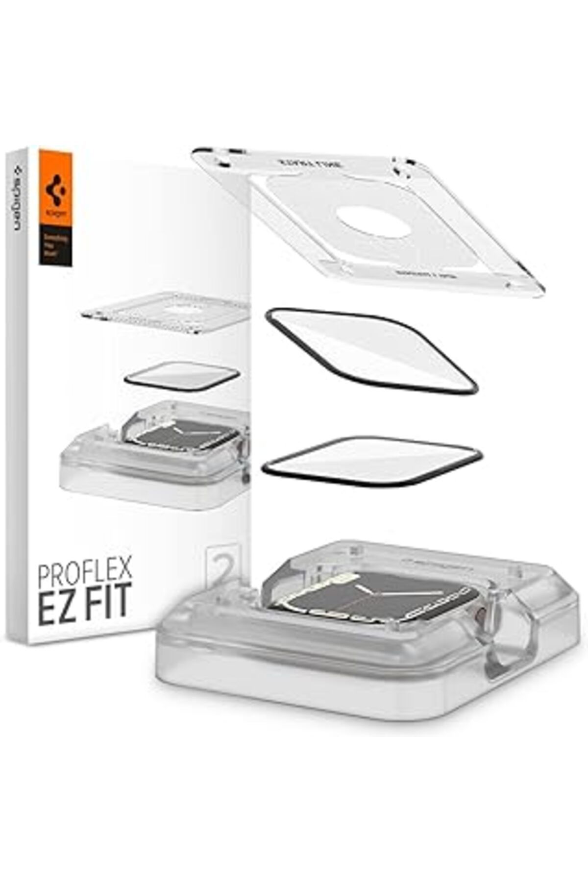 NZM TİCARET Watch 41Mm (Seri 9/8/7) Ekran Koruyucu Kolay Kurulum Pro Flex Ez Fit (2 Adet) - Afl04052