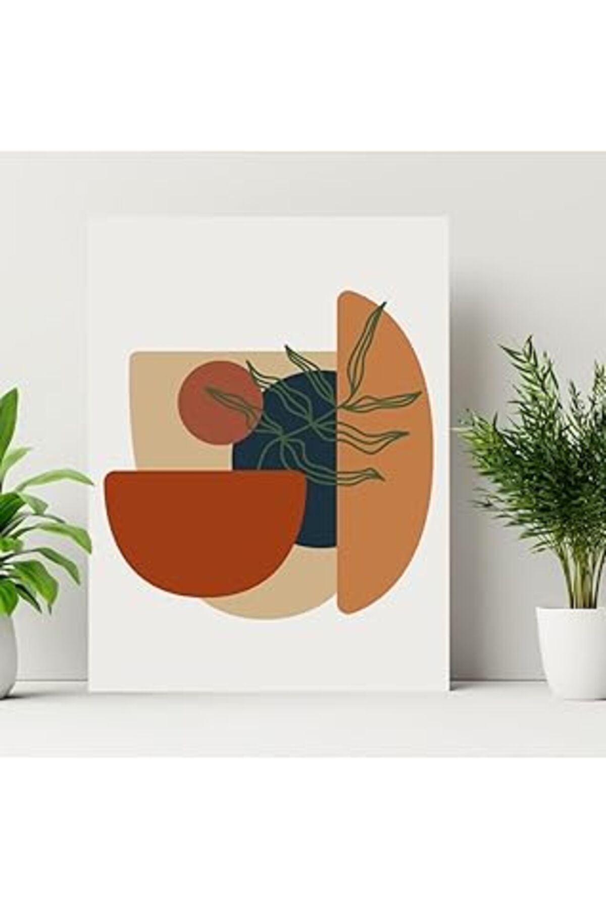 karadağsb Hediyesepeti Retro Home Çiçek Tasarımlı 30X40 Kanvas Tablo Duvar Tablosu