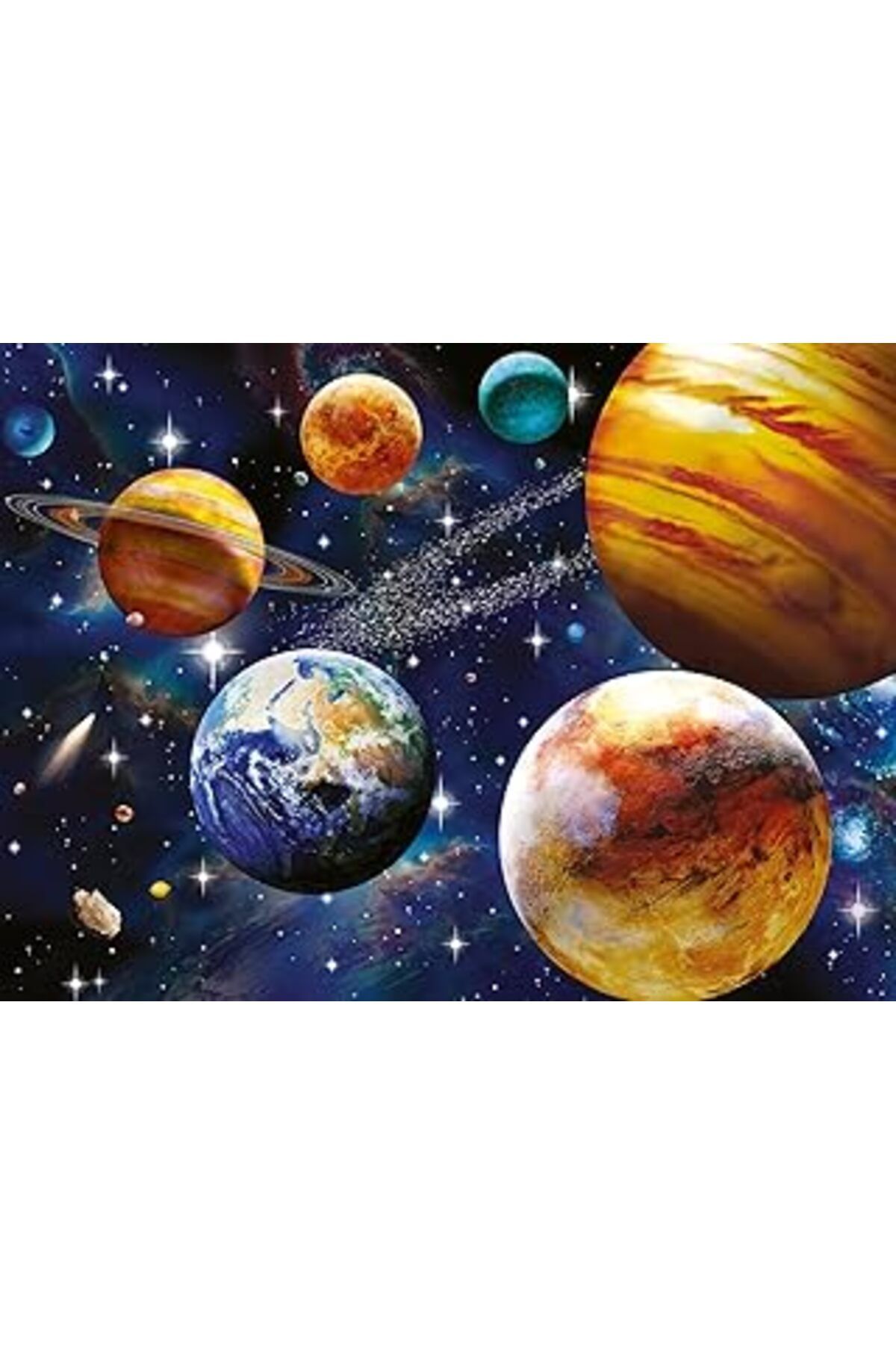 karadağsb Ravensburger 109043 Space 100 Parça Puzzle, Çok Renkli