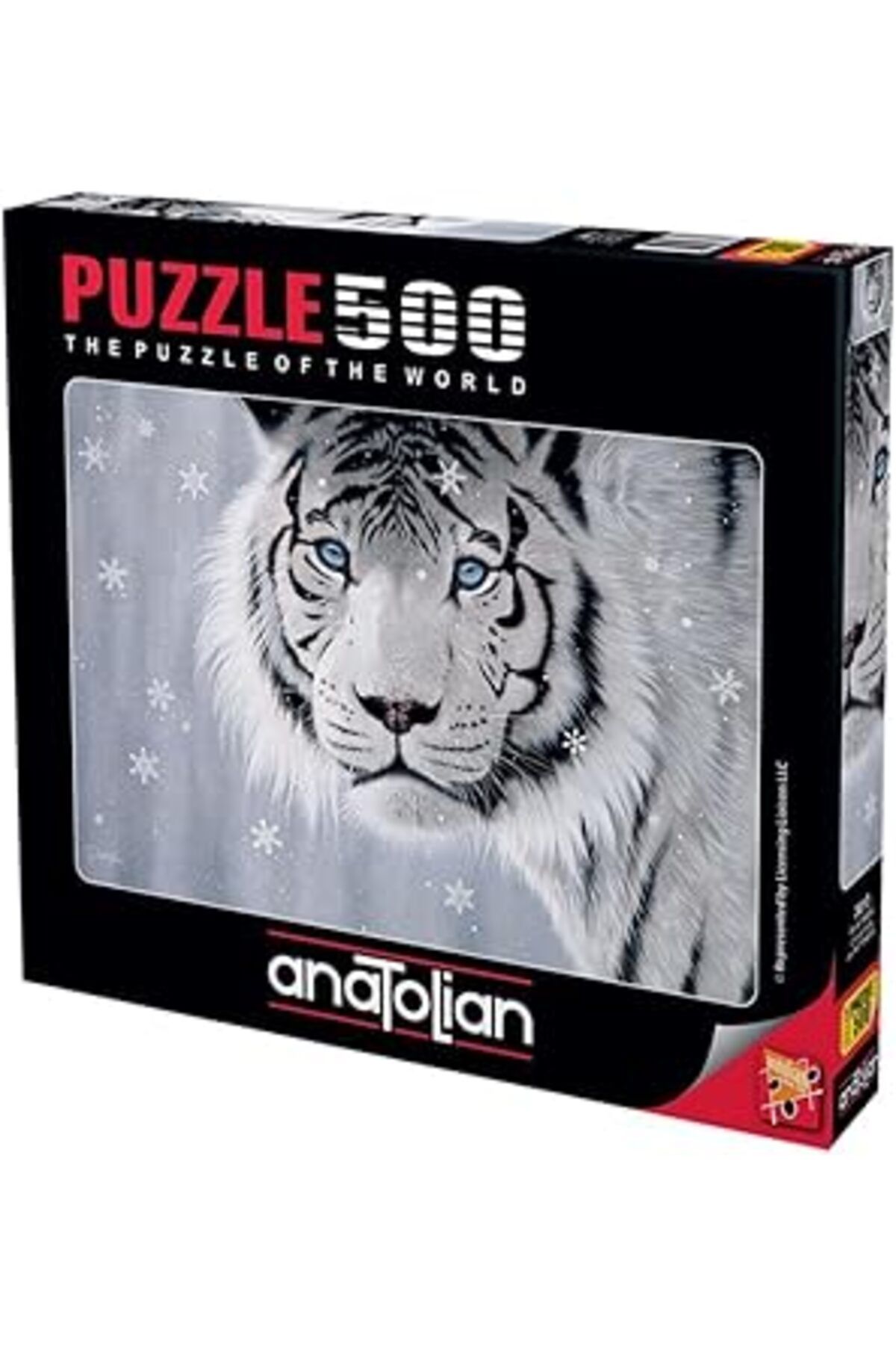 karadağsb Anatolian Puzzle - Beyaz Kaplan / 500 Parça, #3613