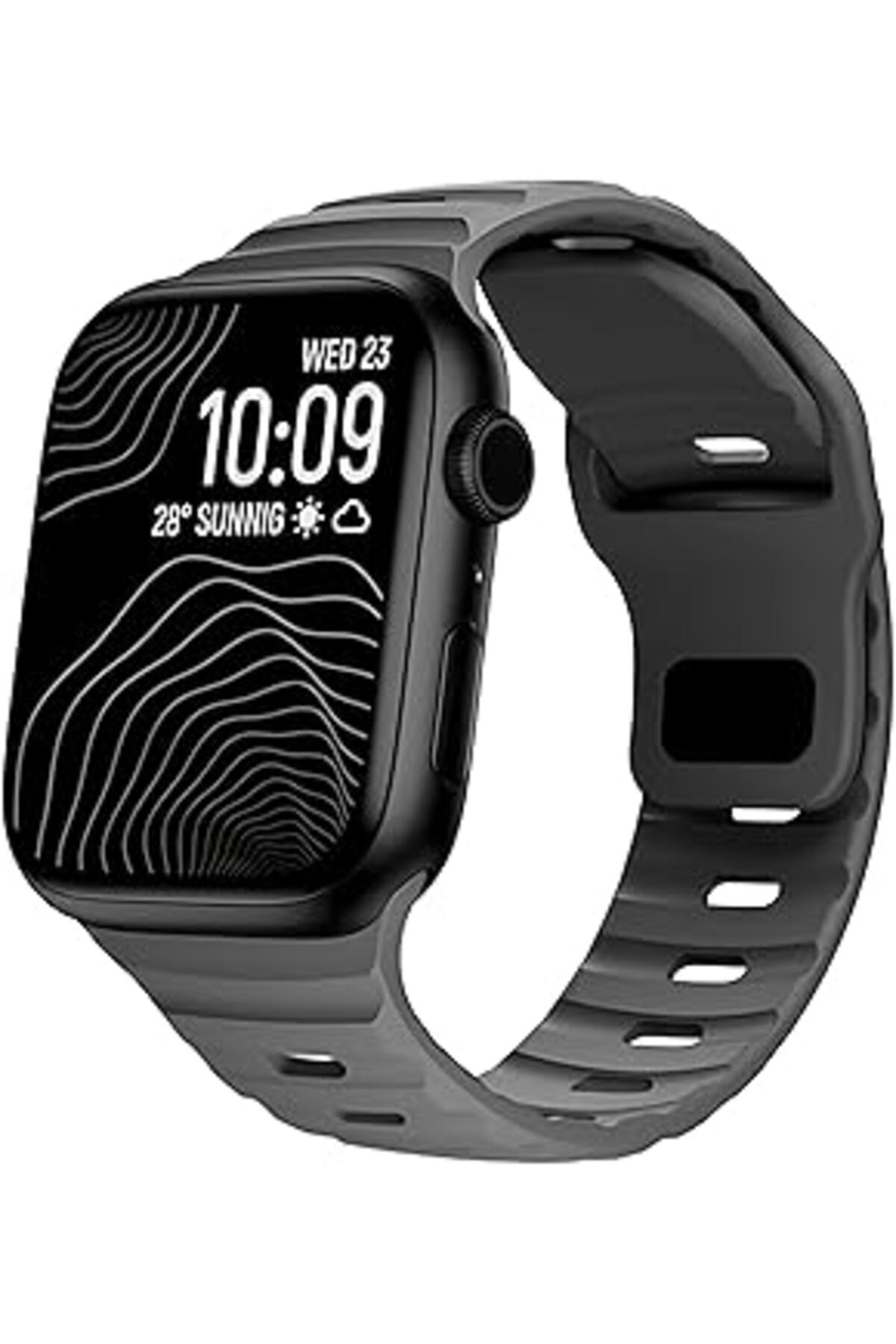 karadağsb Apple Watch Uruchi Yumuşak Silikon Su Geçirmez Watch Band, Apple Watch Ultra Kordonları Ile Uyumlu