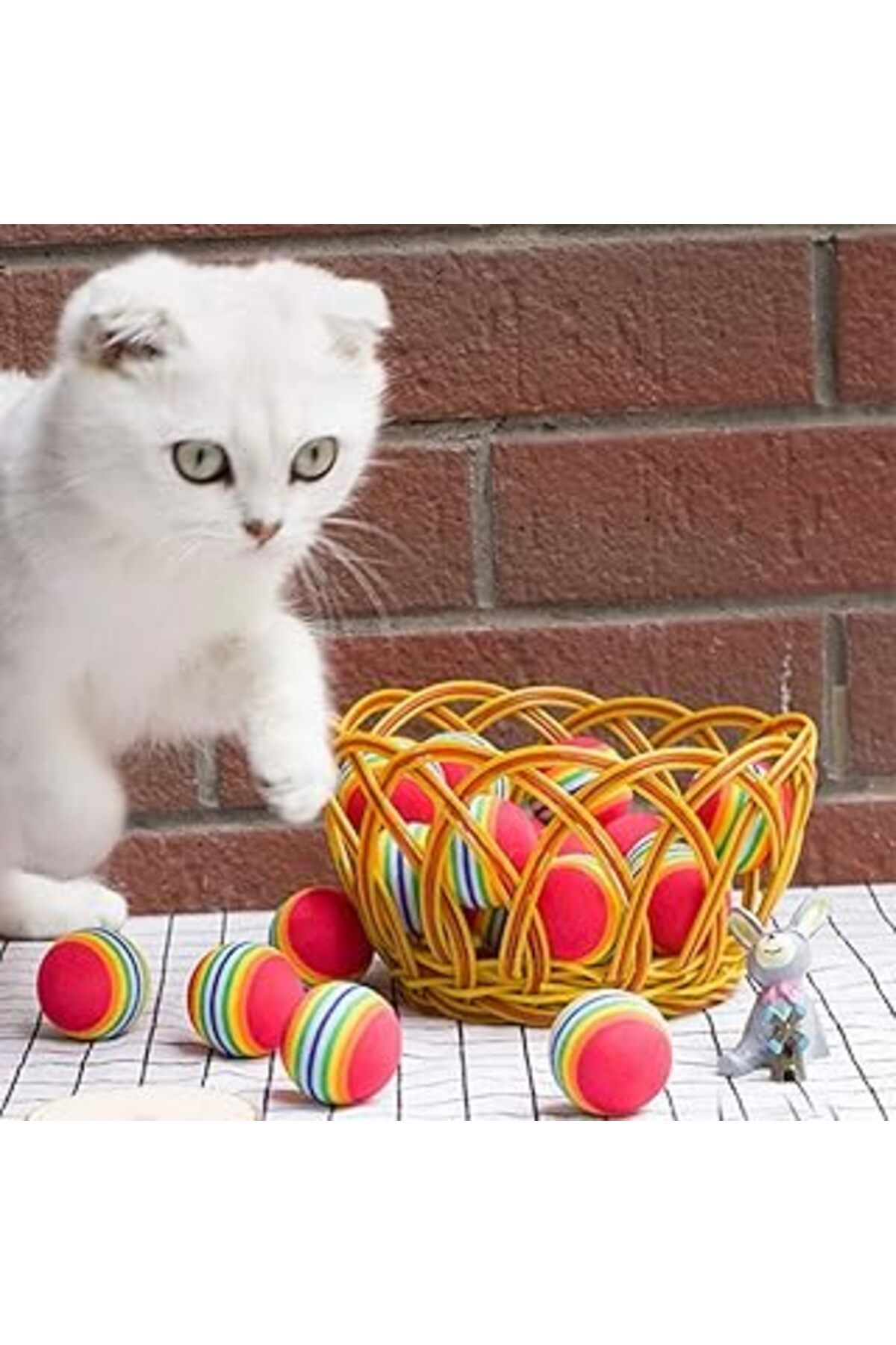 karadağsb Okavango Sünger Kedi Köpek Çiğneme Ve Oyun Topu 4 Adet