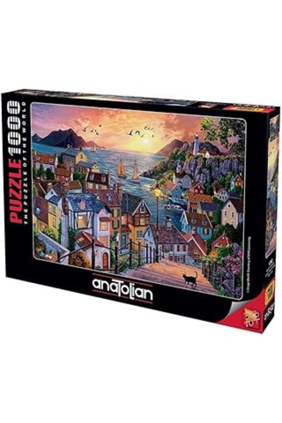 karadağsb Anatolian Puzzle - Sahilde Günbatımı / 1000 Parça, #1098