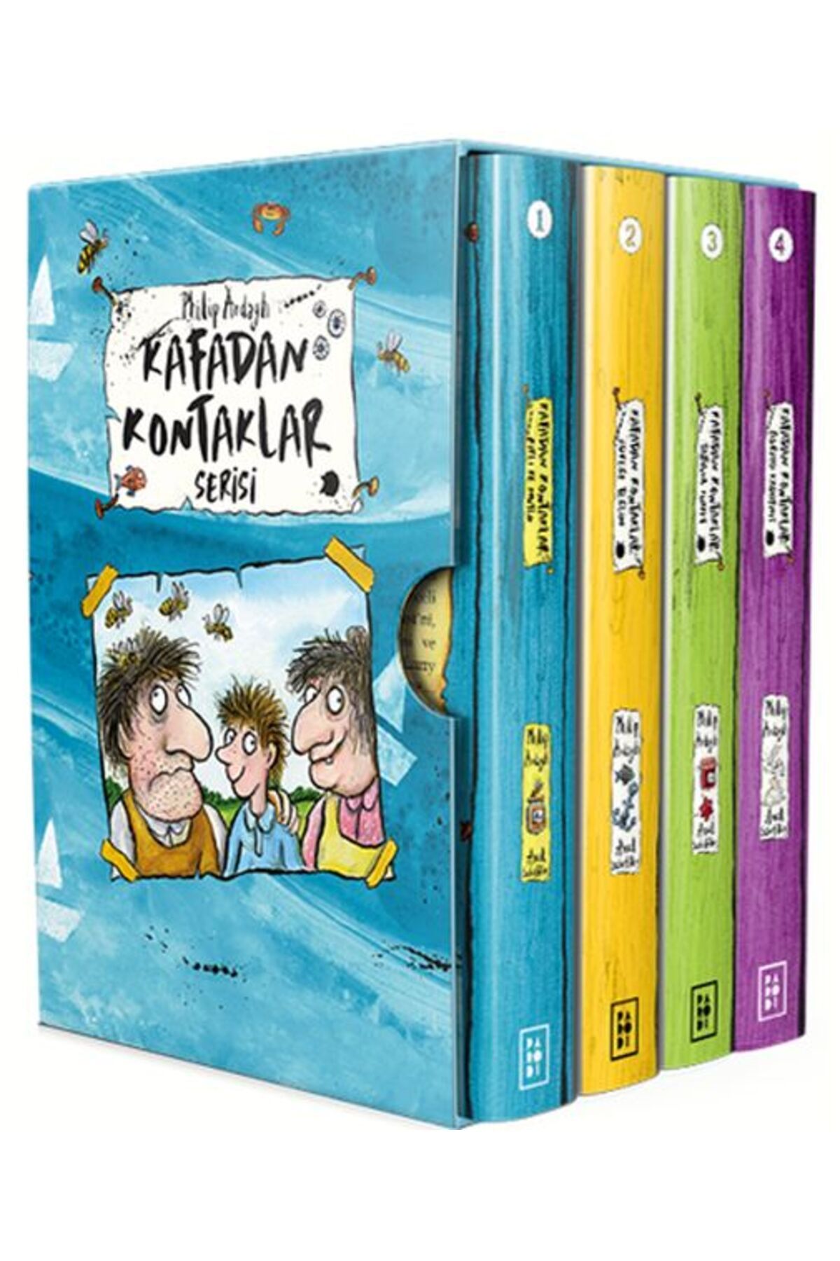 Parodi Yayınları Kafadan Kontaklar Serisi - 4 kitap Kutulu Set