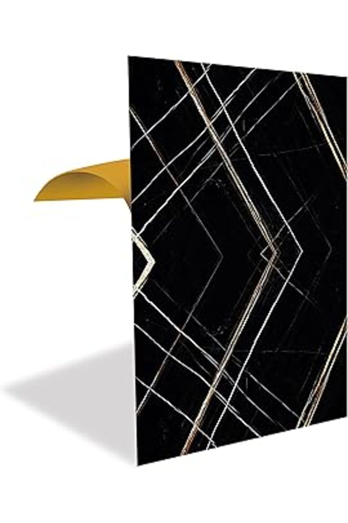 karadağsb Tink Kendinden Yapışkanlı Siyah Asorti Mermer Desenli Pvc Panel 41X62 Cm 4 Adet / 1 M²