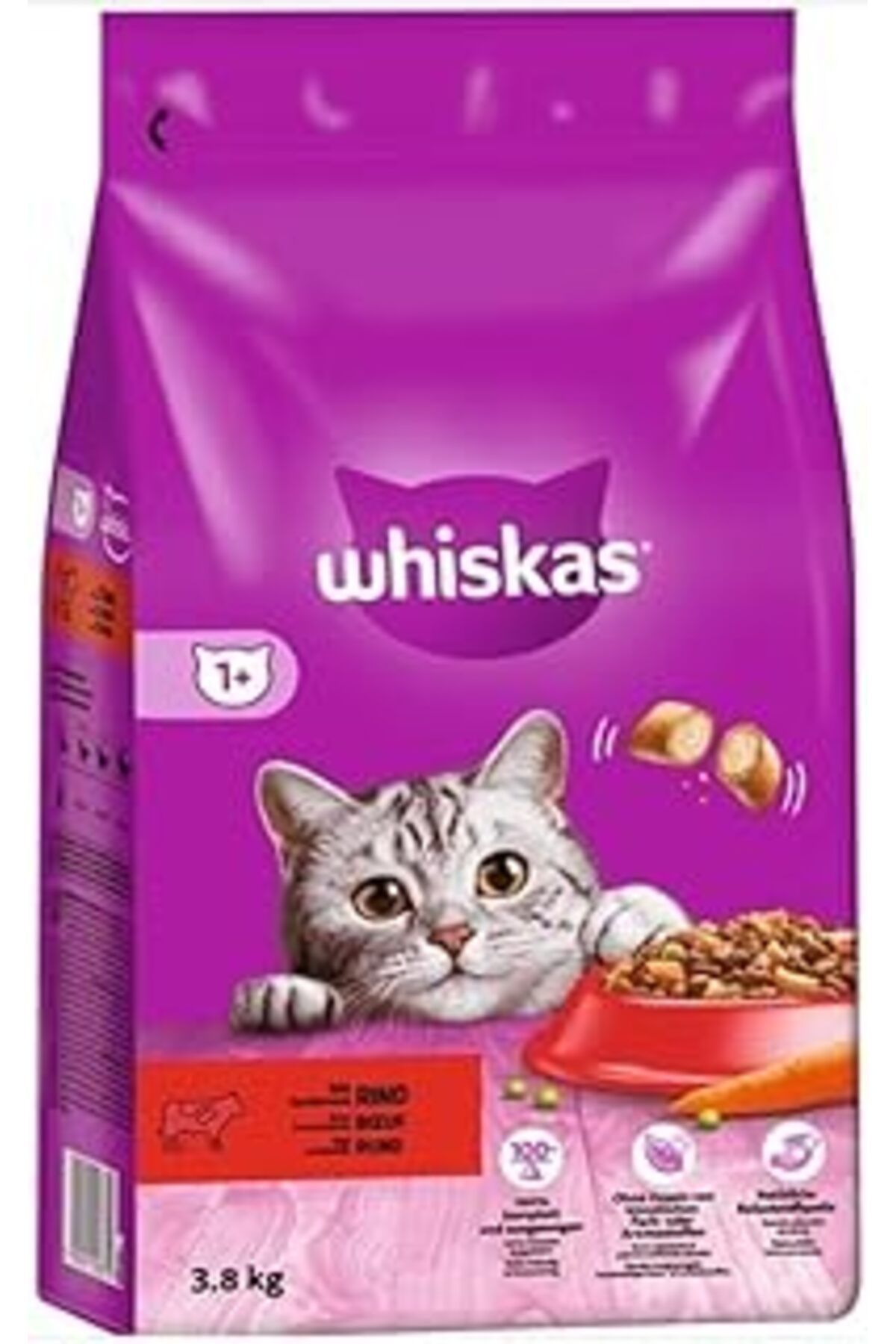 karadağsb Whiskas Biftekli Ve Havuçlu Yetişkin Kedi Maması 3,8 Kg