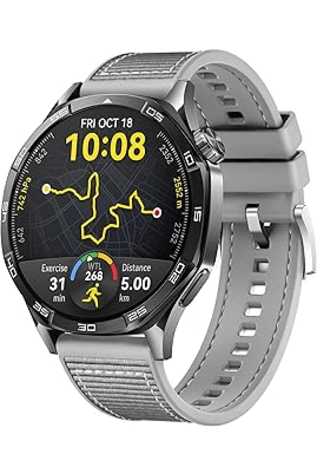 karadağsb Teknoft 22Mm Ile Uyumlu Saatler Için Hibrit Dokuma 46Mm Silikon Kordon Huawei Watch (Gt5 Pro/Gt5/Gt