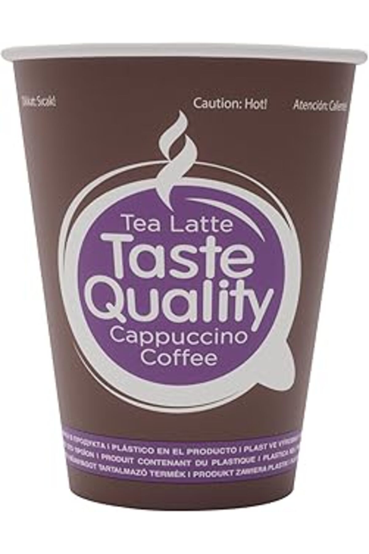 karadağsb Cuptoyou 50 Adet Tek Kullanımlık Karton Bardak, 12 Oz Sıcak Kahve Bardağı, Sıcak/Soğuk Içecek Barda