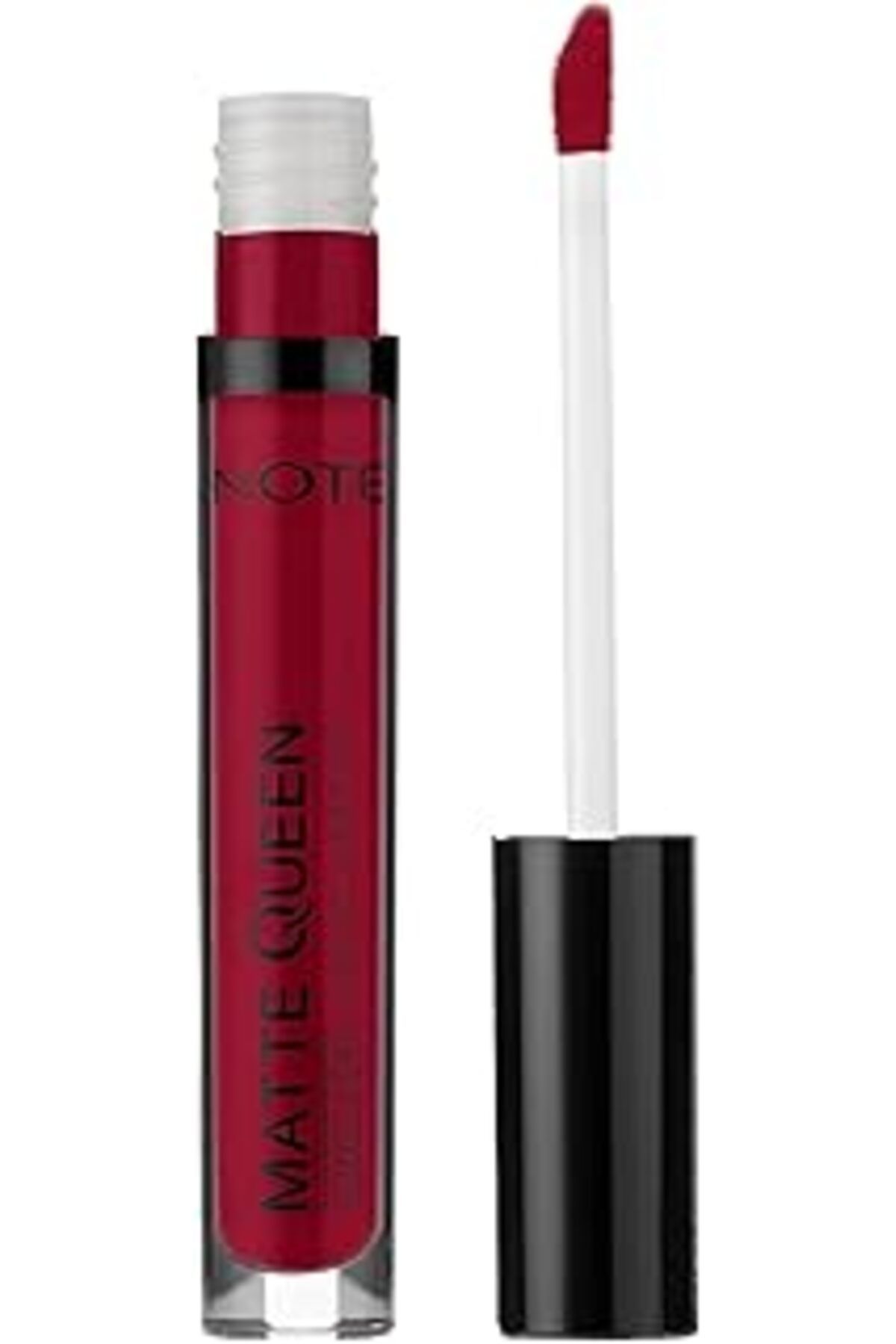 Mu Art Ahşap Note Cosmetique Matte Queen Lipstick Kalıcı Mat Likit Ruj, 17 Lady Dancer, Kırmızı