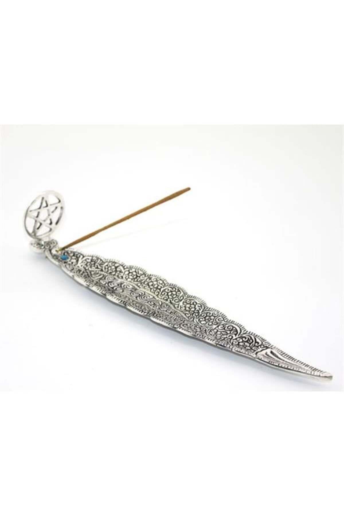 Mu Art Ahşap Metal Kayık Tütsülük Model 5
