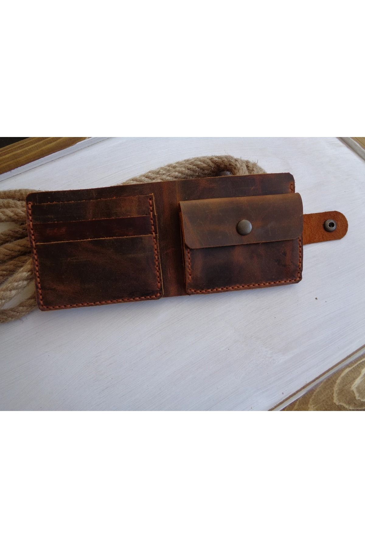 کیف پول مردانه چرم واقعی اورجینال OrcaLeather