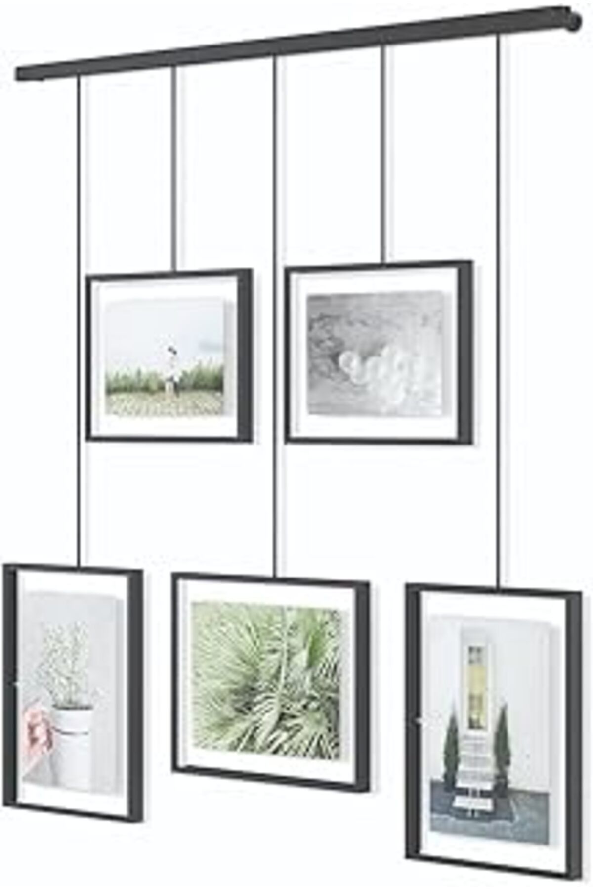 NZM TİCARET Umbra Exhibit Fotoğraf Kolajı Resim Çerçevesi – Esnek Resim Çerçevesi Seti, Yatay Ve Çapraz Montaj