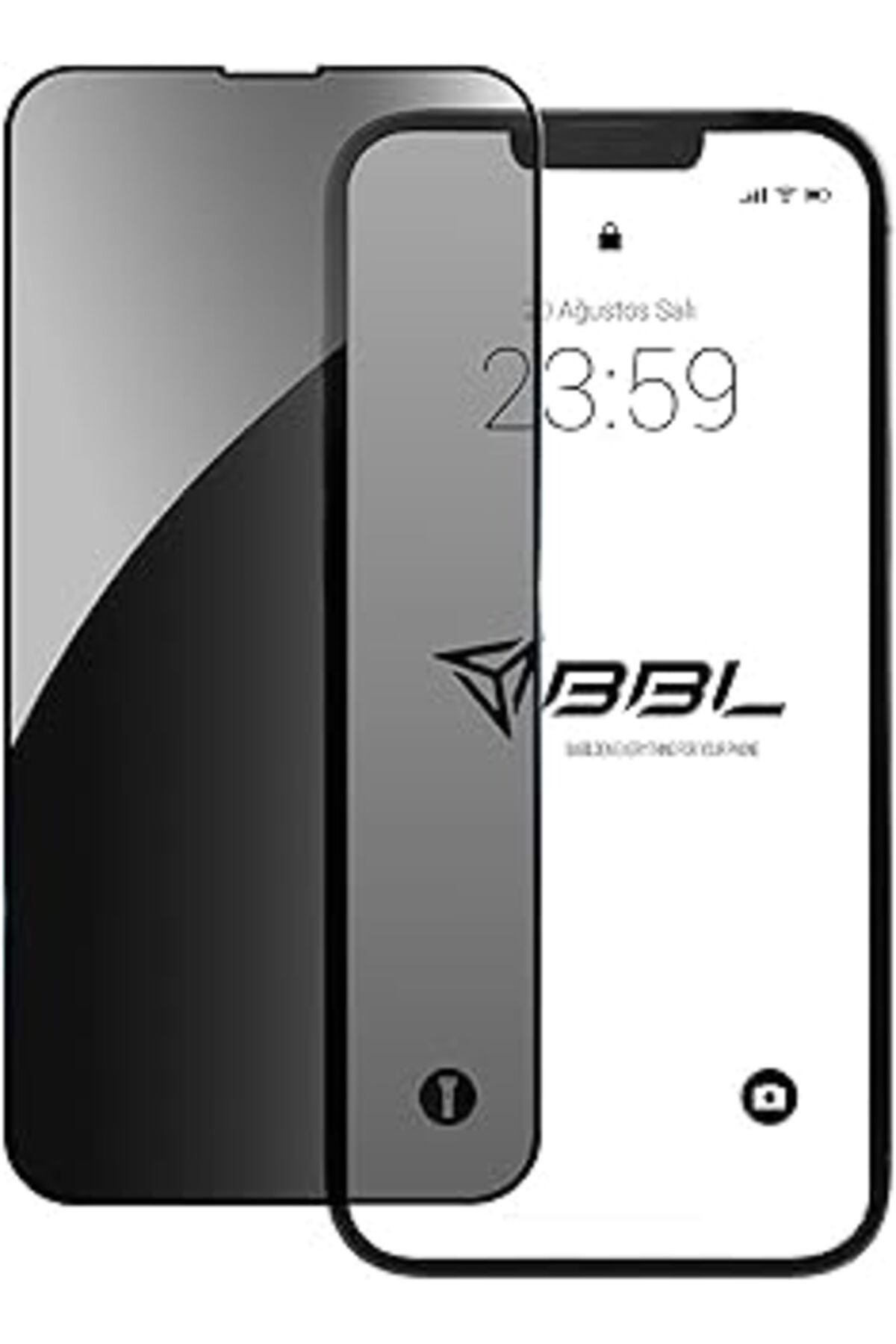 Pazarcan Babilden Apple Iphone Privacy Hayalet Cam Tam Ekran Temperli Koruyucu (Iphone 16 Pro Max)