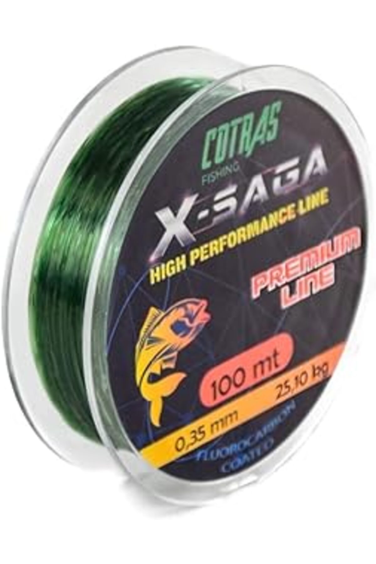 NZM TİCARET Cotras X-Saga Monofilament Olta Misinası 100Mt (Gri, 0.40Mm)