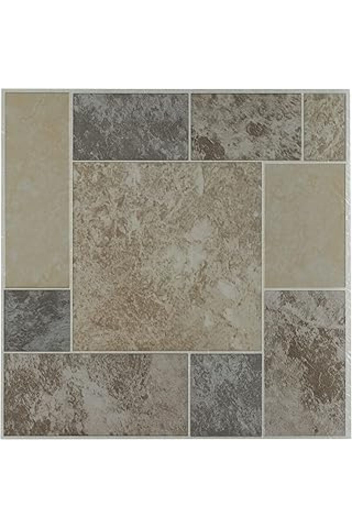 Mu Art Achim Home Furnishings Ftvgm32720 Vinil, 30,5 X 30,5 X 1,2 Mm, Antik Bej