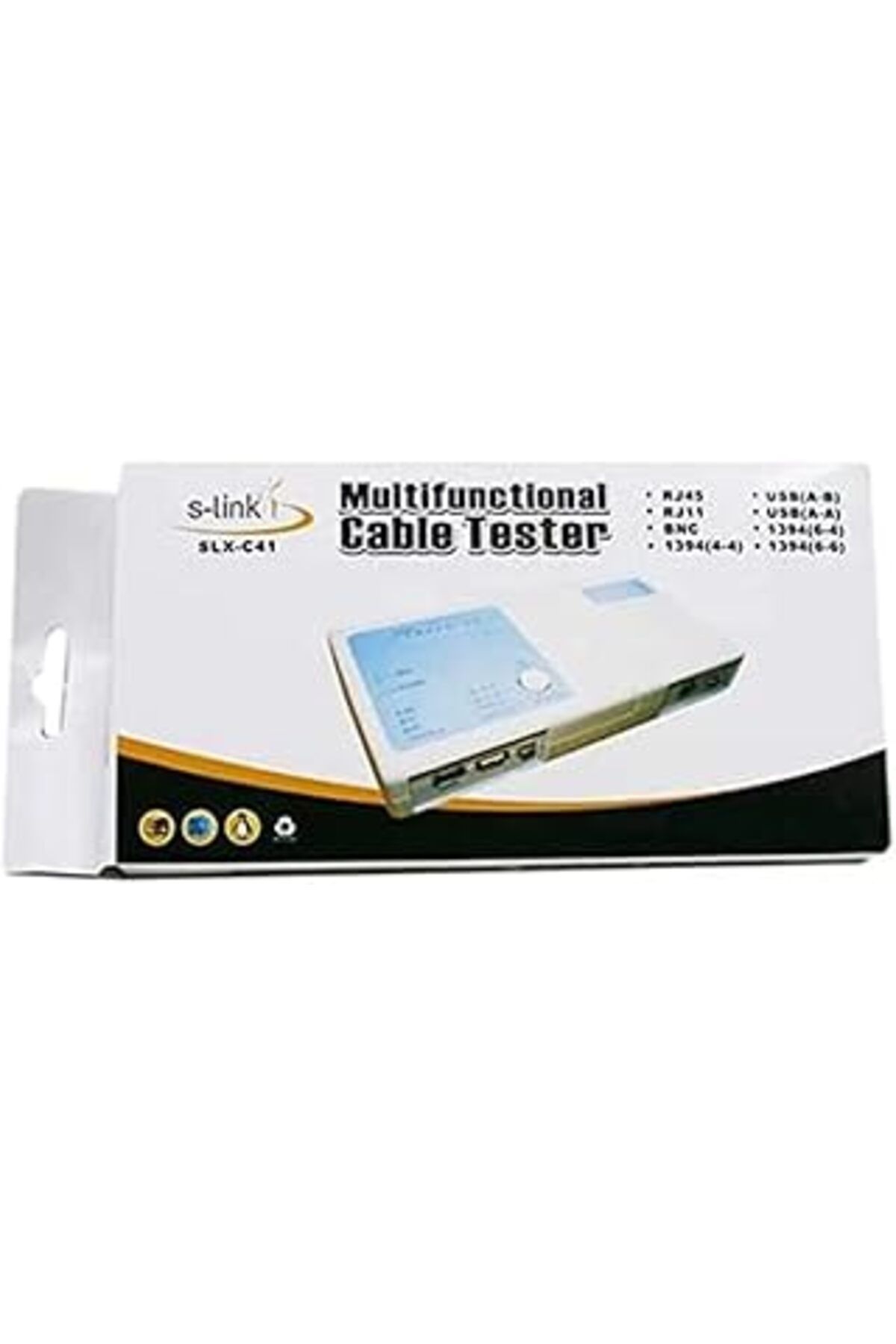 NETWORK ART S-Link Slx-C41 Lan-Usb-1394 Kablo Test, Beyaz