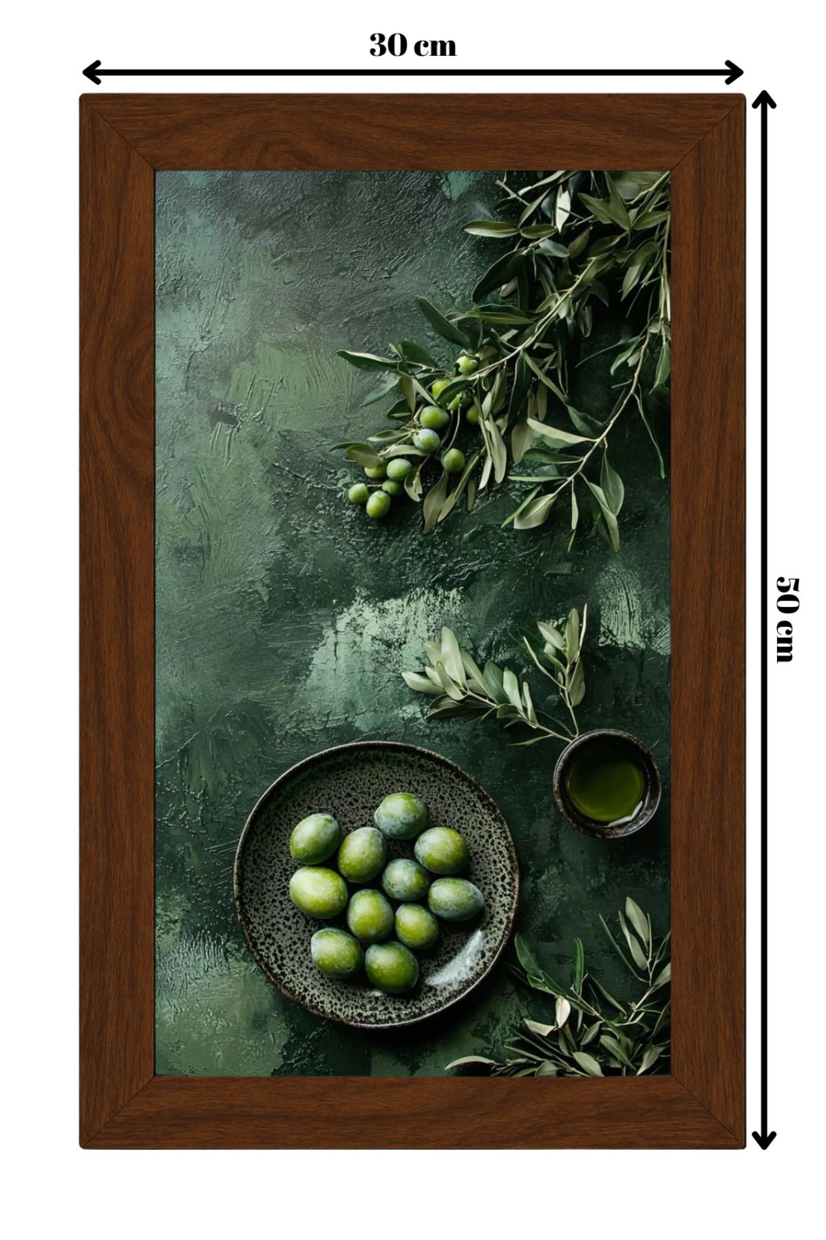 ColorCraft SERAMİK ÜZERİNE AHŞAP ÇERÇEVELİ 30x50cm TABLO NO:69