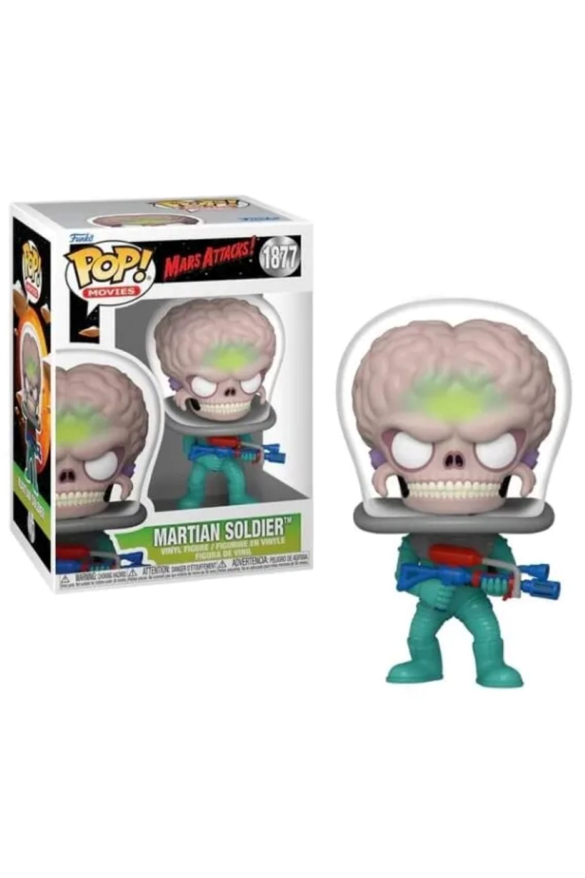 Funko Mars Attacks POP Movies Martian Soldier Vinyl Figure 1877