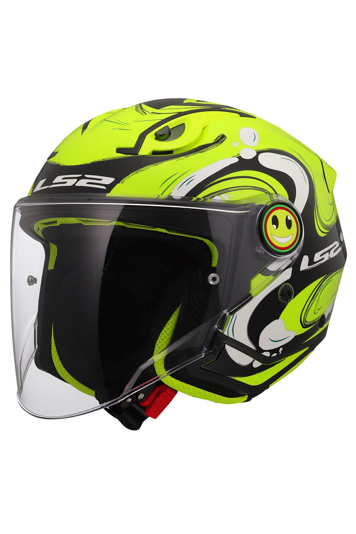 LS2 Funny 2 Glup Neon Sarı Çocuk Kask