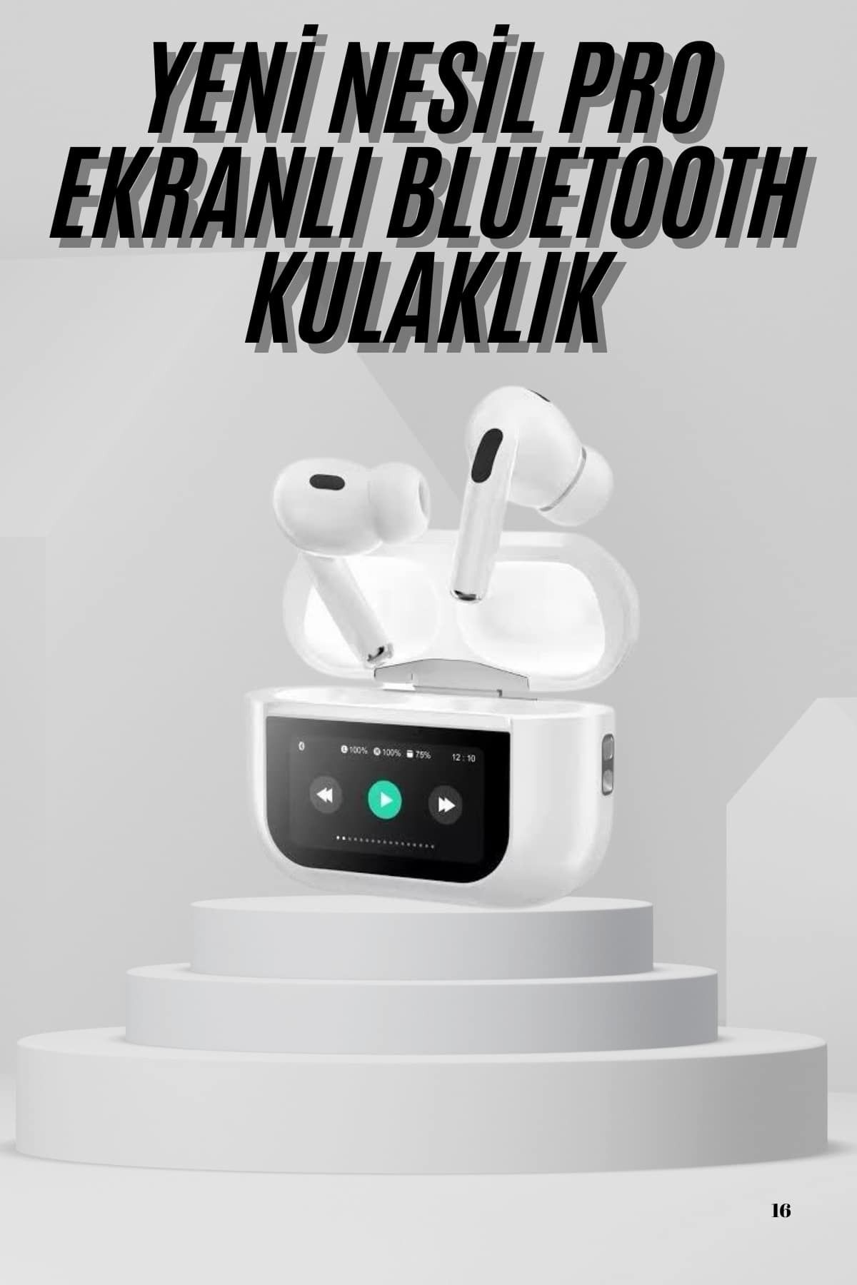 nerede bulurum Dokunmatik Ekranlı Air Pro 2 ANC Kulaklık Kablosuz Çok Fonksiyonlu